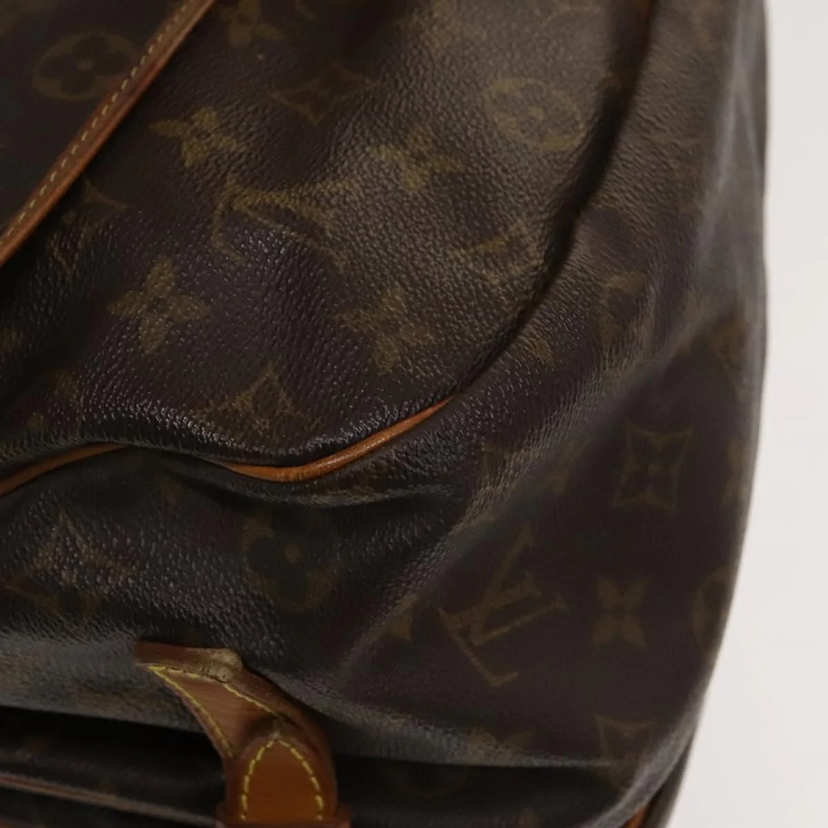 Louis Vuitton Saumur Handbag Monogram Canvas - Image 11