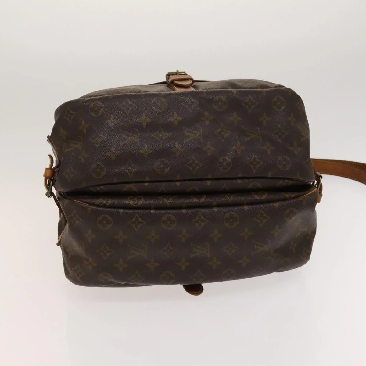 Louis Vuitton Saumur Handbag Monogram Canvas - Image 12