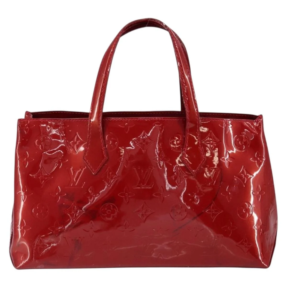 Louis Vuitton Wilshire Handbag Monogram Vernis - Image 2