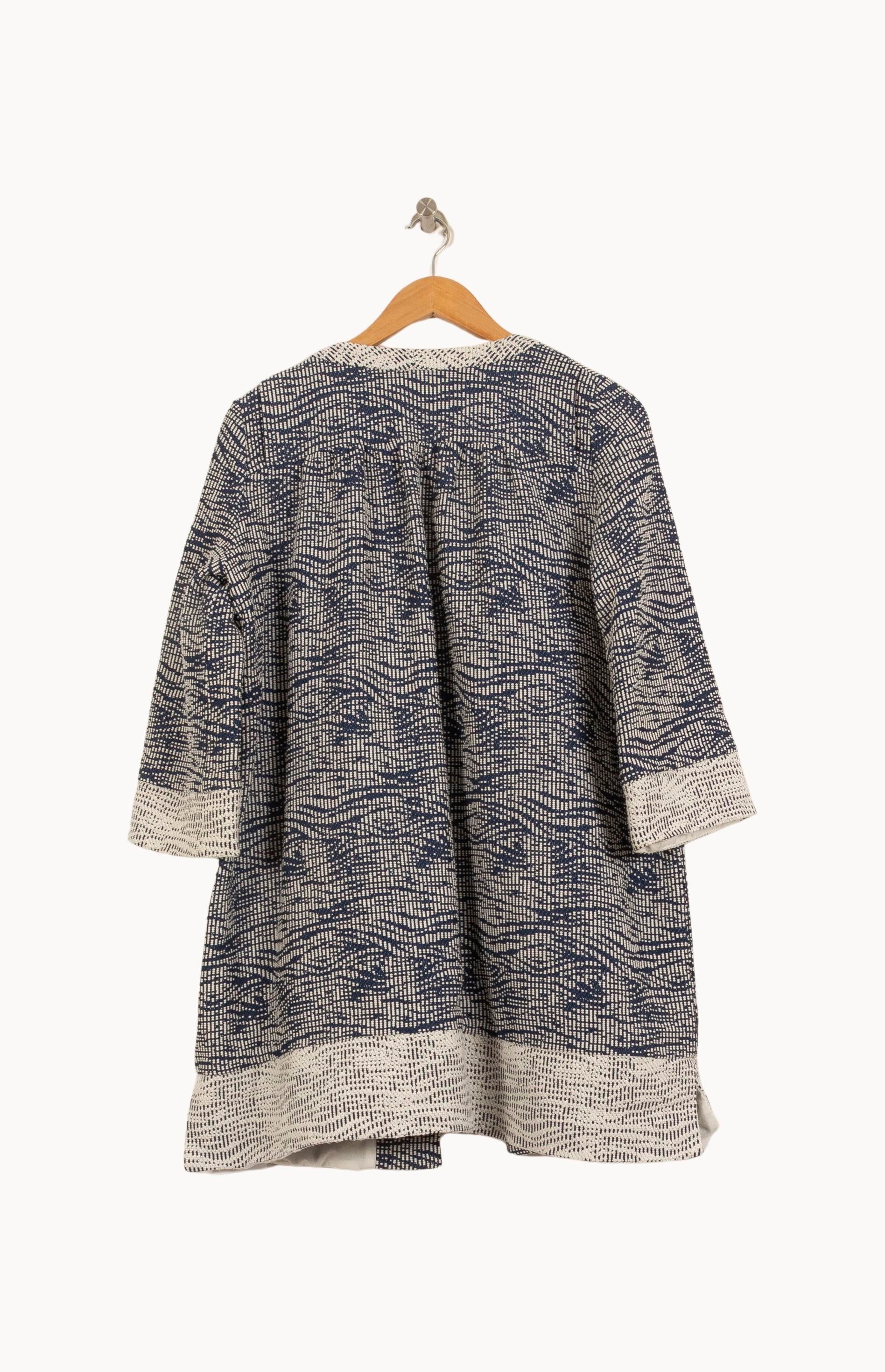 Manteau Bleu et Blanc - Taille M/38 - Image 4
