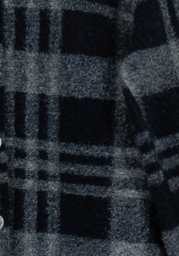 Manteau Bleu et Gris - Taille S/36 - Image 3