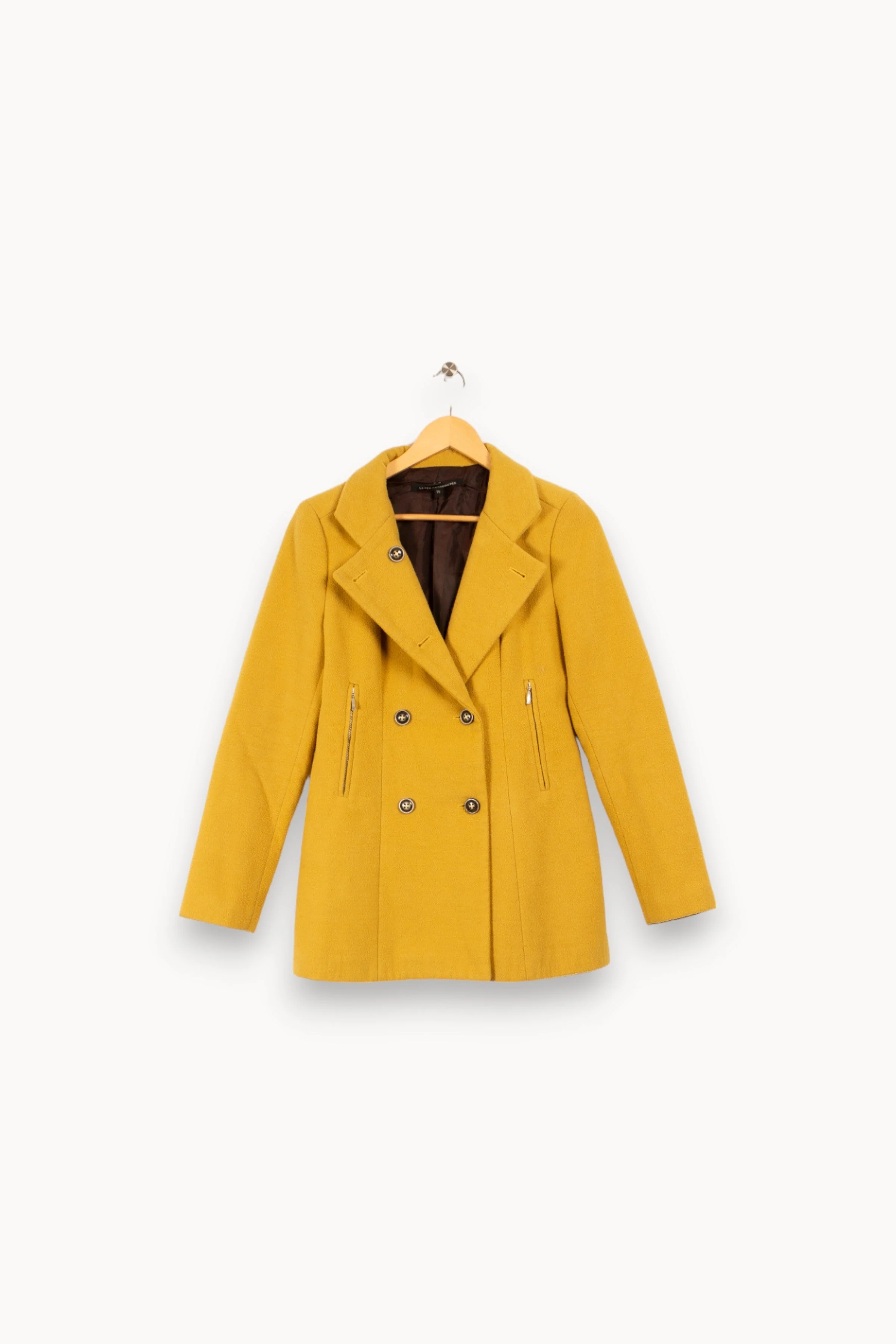 Manteau jaune - Taille S/36 - Image 2