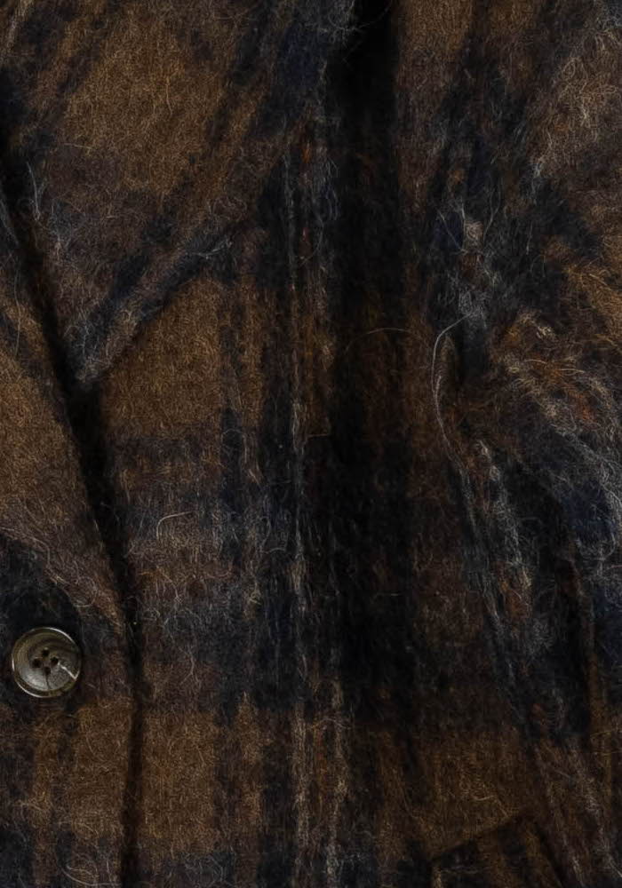 Manteau Marron et Bleu - Taille S/36 - Image 3