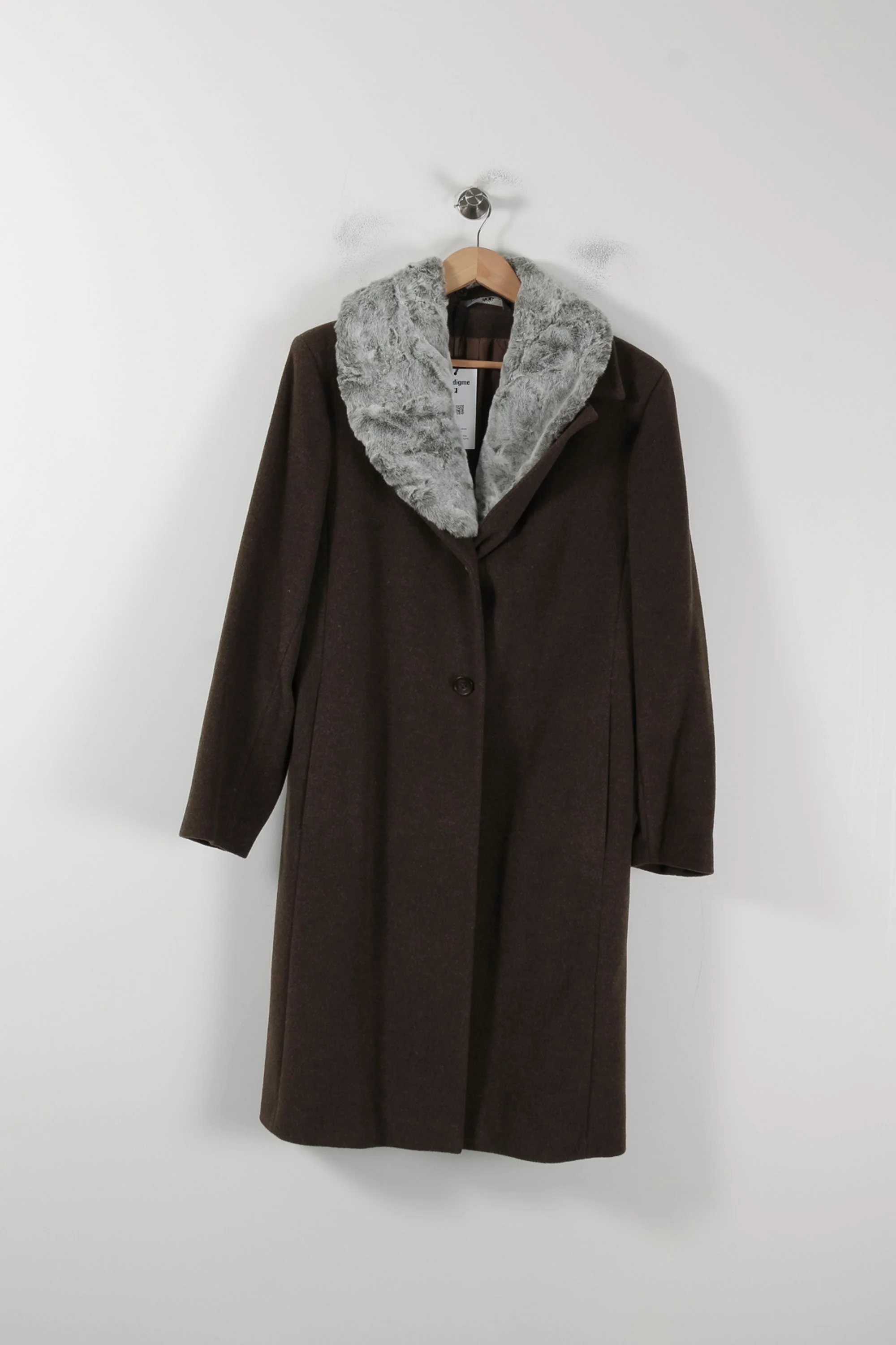 Manteau Marron et Gris - Taille XL/42 - Image 2