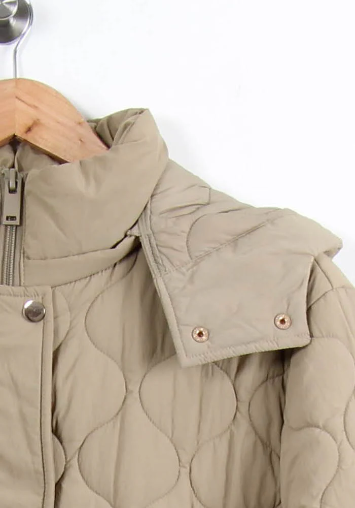 Manteau Matelassé Beige - Taille L/40 - Image 3