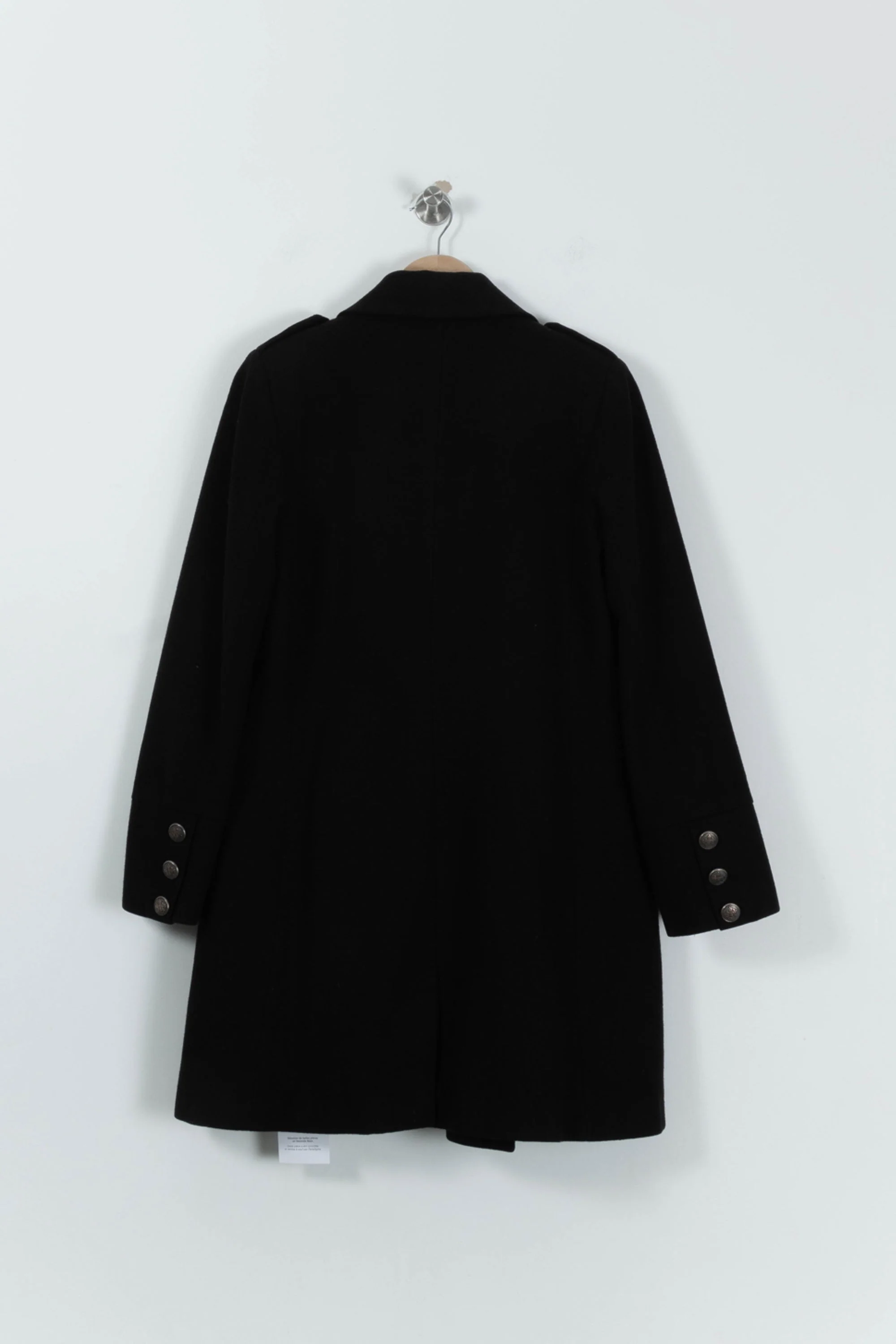 Manteau Militaire Noir - Taille XL/42 - Image 4