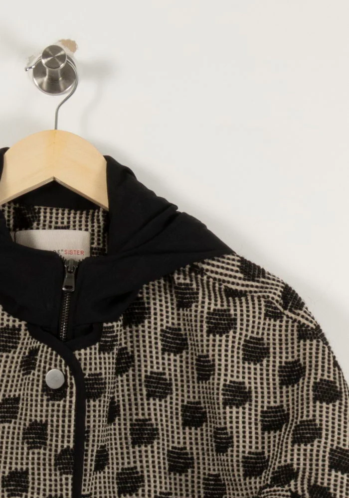 Manteau Noir et Beige - Taille M/38 - Image 3