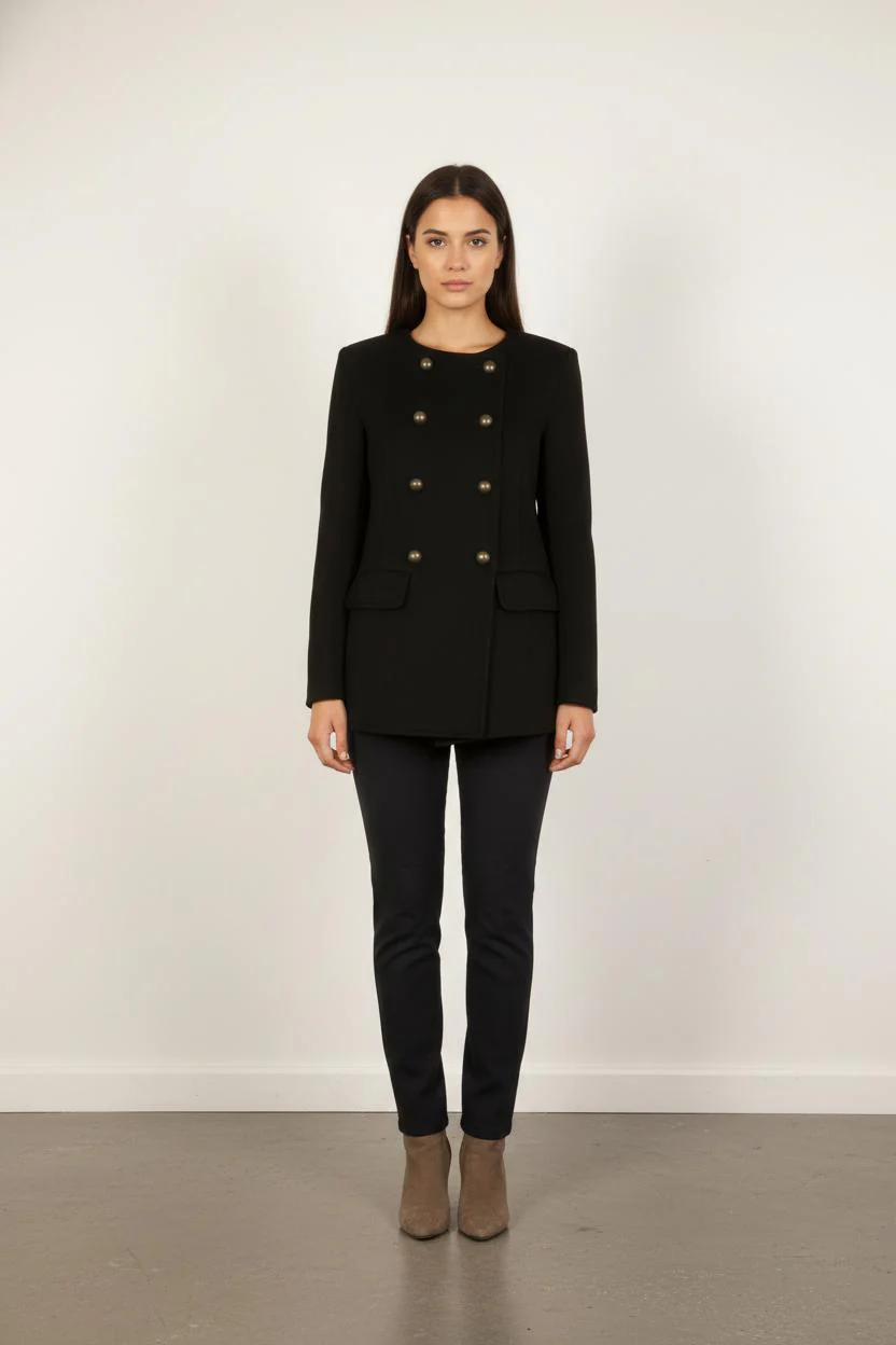 Manteau Noir - Taille S/36