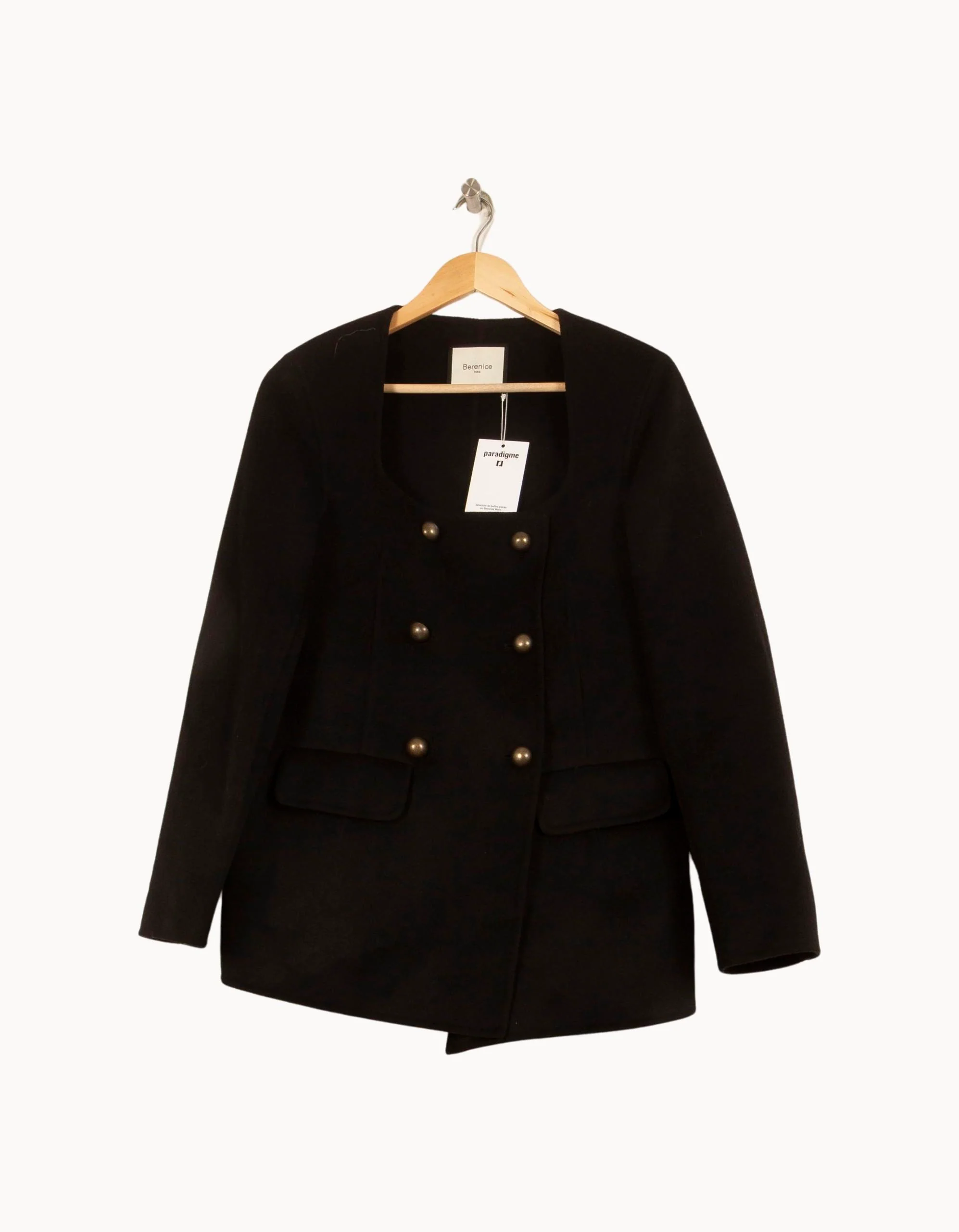 Manteau Noir - Taille S/36 - Image 2
