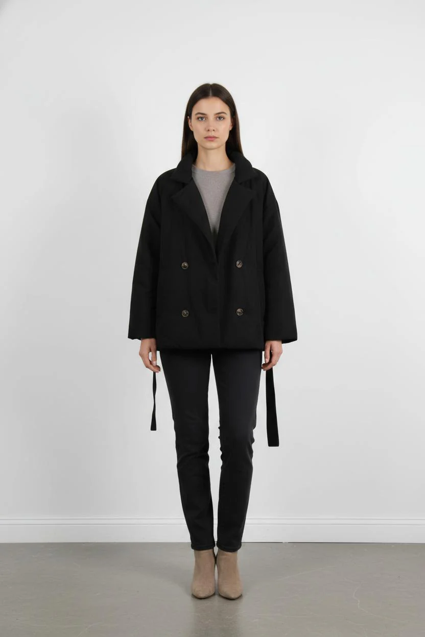Manteau Noir - Taille S/36