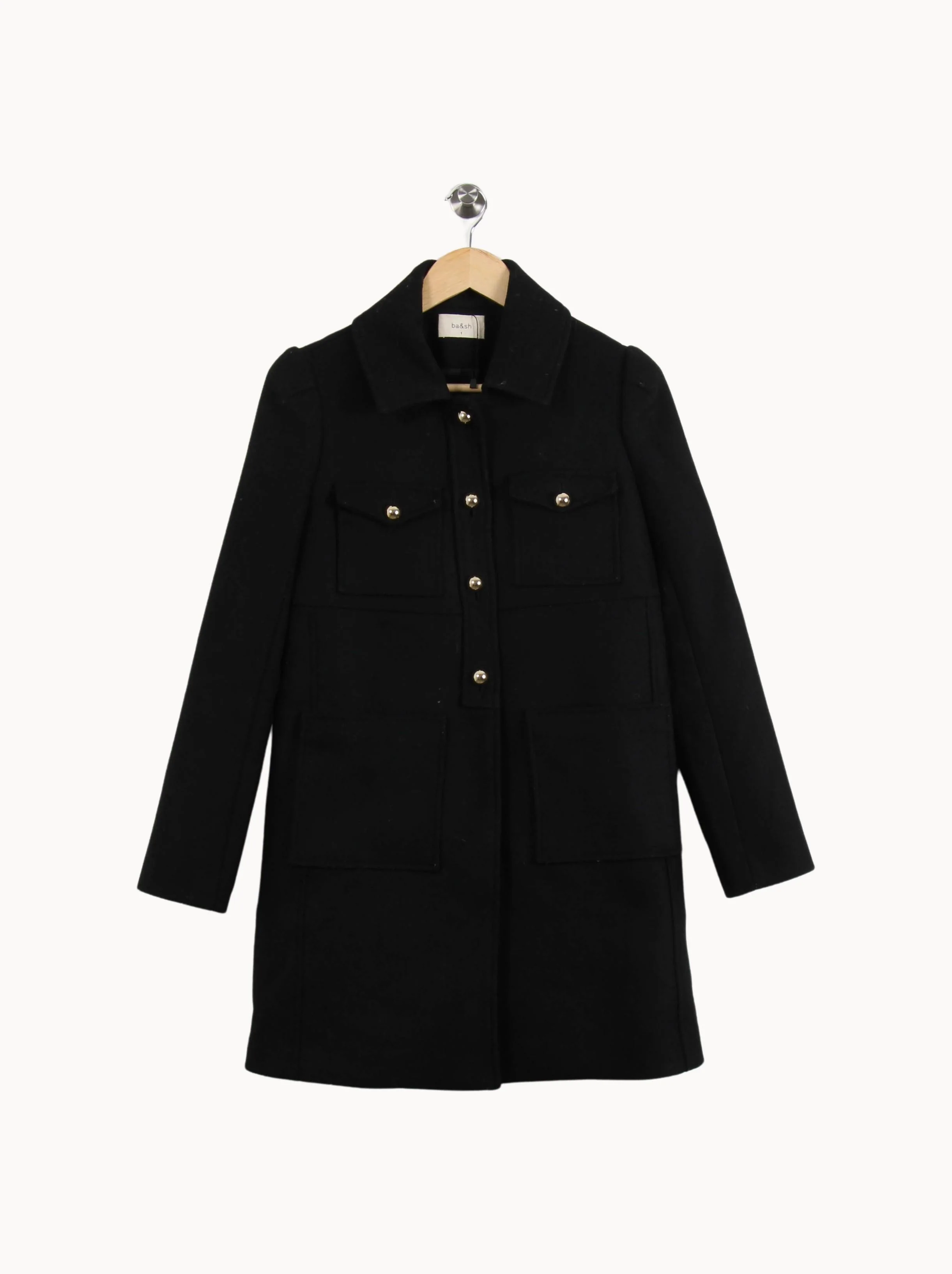 Manteau Noir - Taille S/36 - Image 2