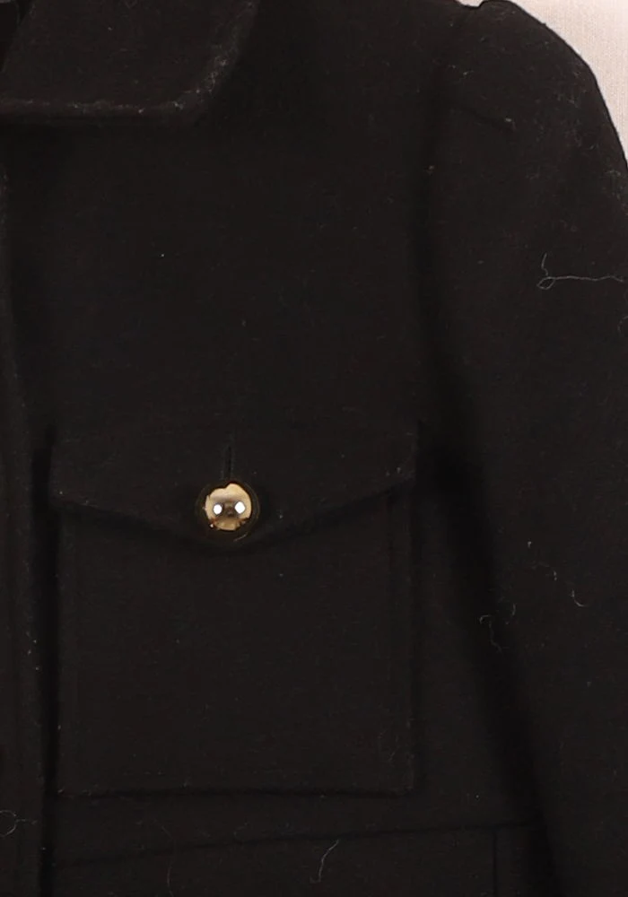Manteau Noir - Taille XS/34 - Image 3