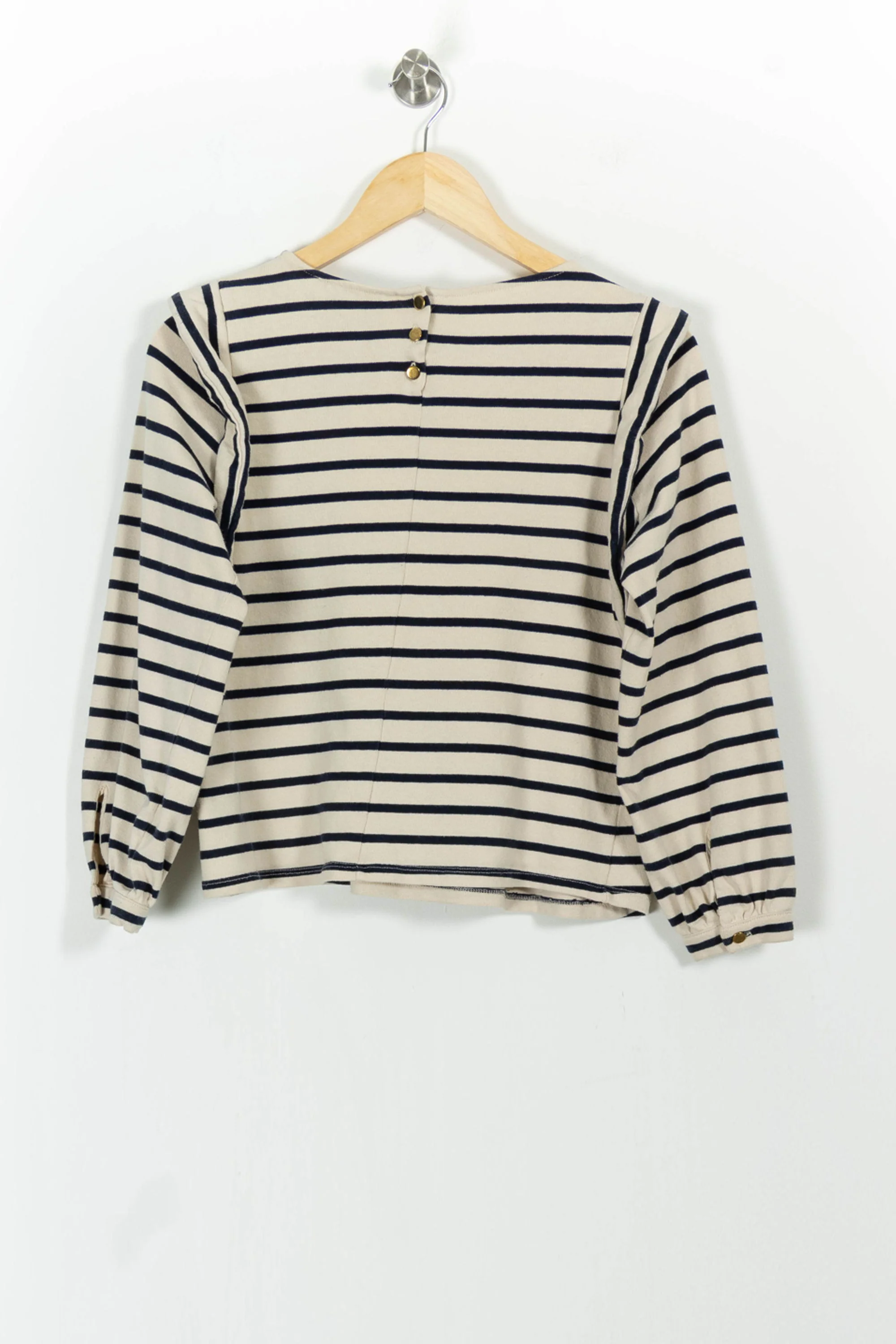 Marinière Écrue et Marine - Taille M/38 - Image 4