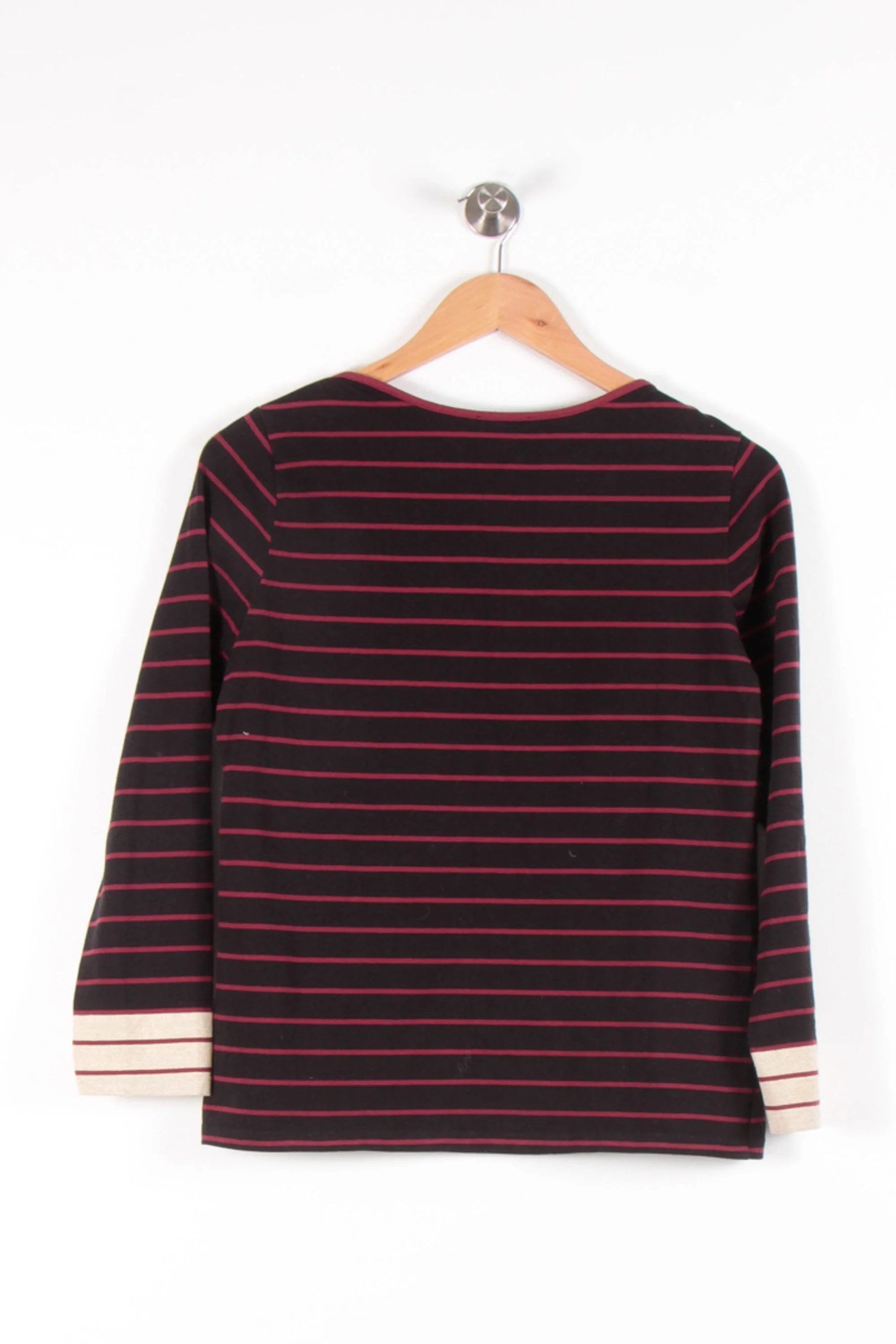Marinière Noire et Bordeaux - Taille XS/34 - Image 4