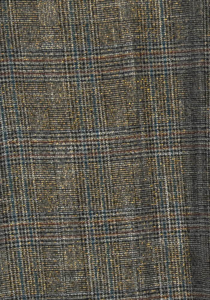 Pantalon À Carreaux Beige et Gris - Taille L/40 - Image 3