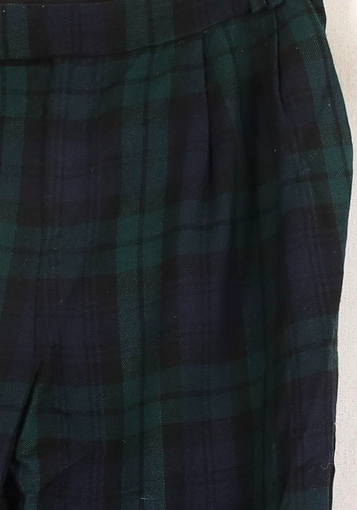 Pantalon À Carreaux Vert et Noir - Taille XL/42 - Image 3