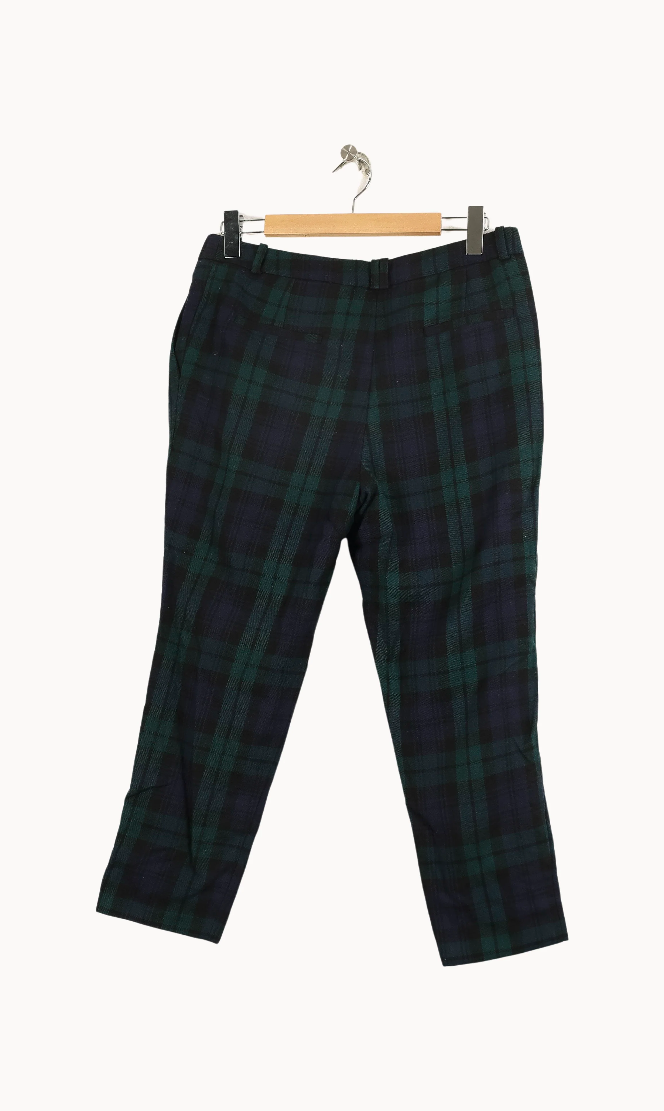 Pantalon À Carreaux Vert et Noir - Taille XL/42 - Image 4