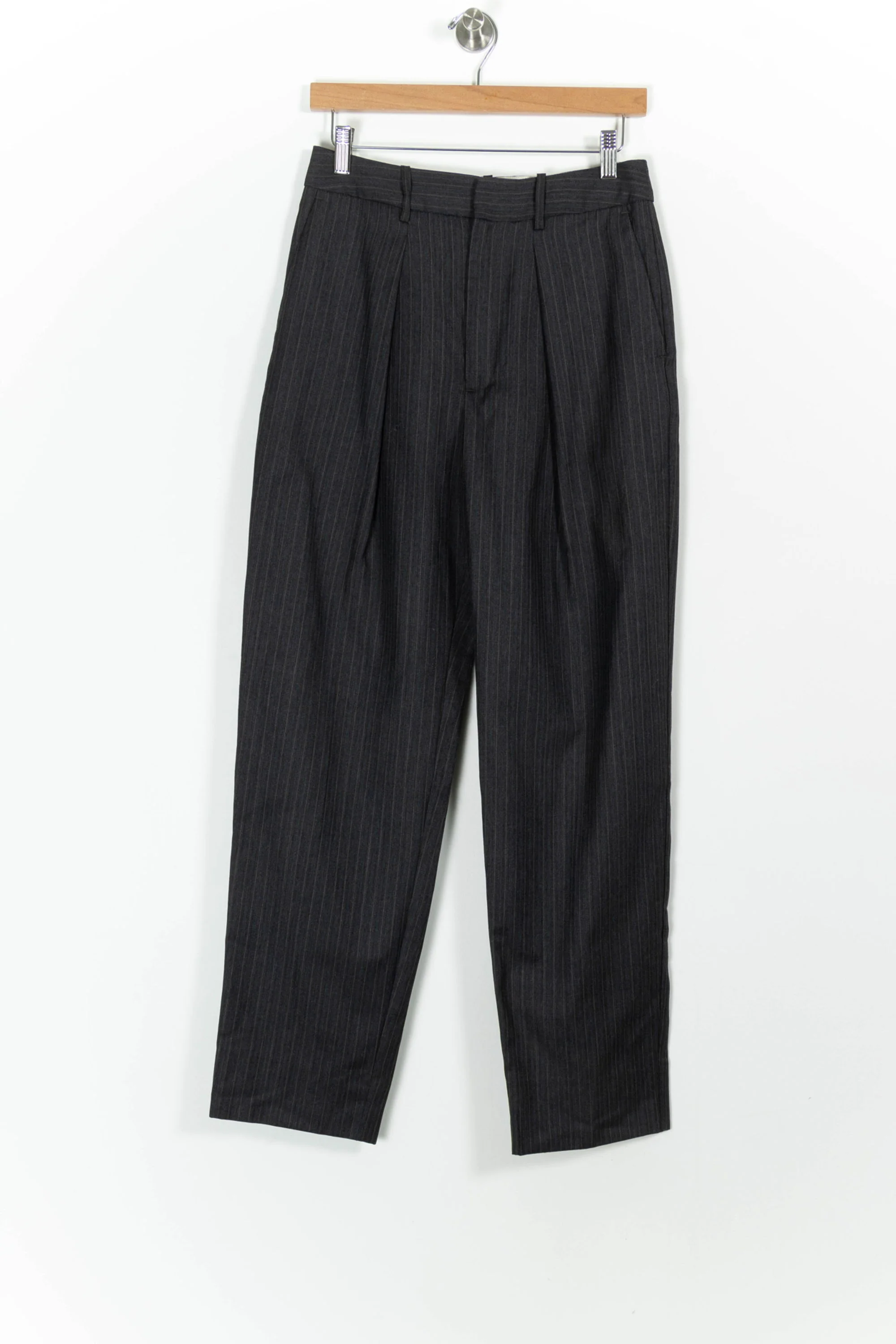 Pantalon À Pinces Gris - Taille XS/34 - Image 2