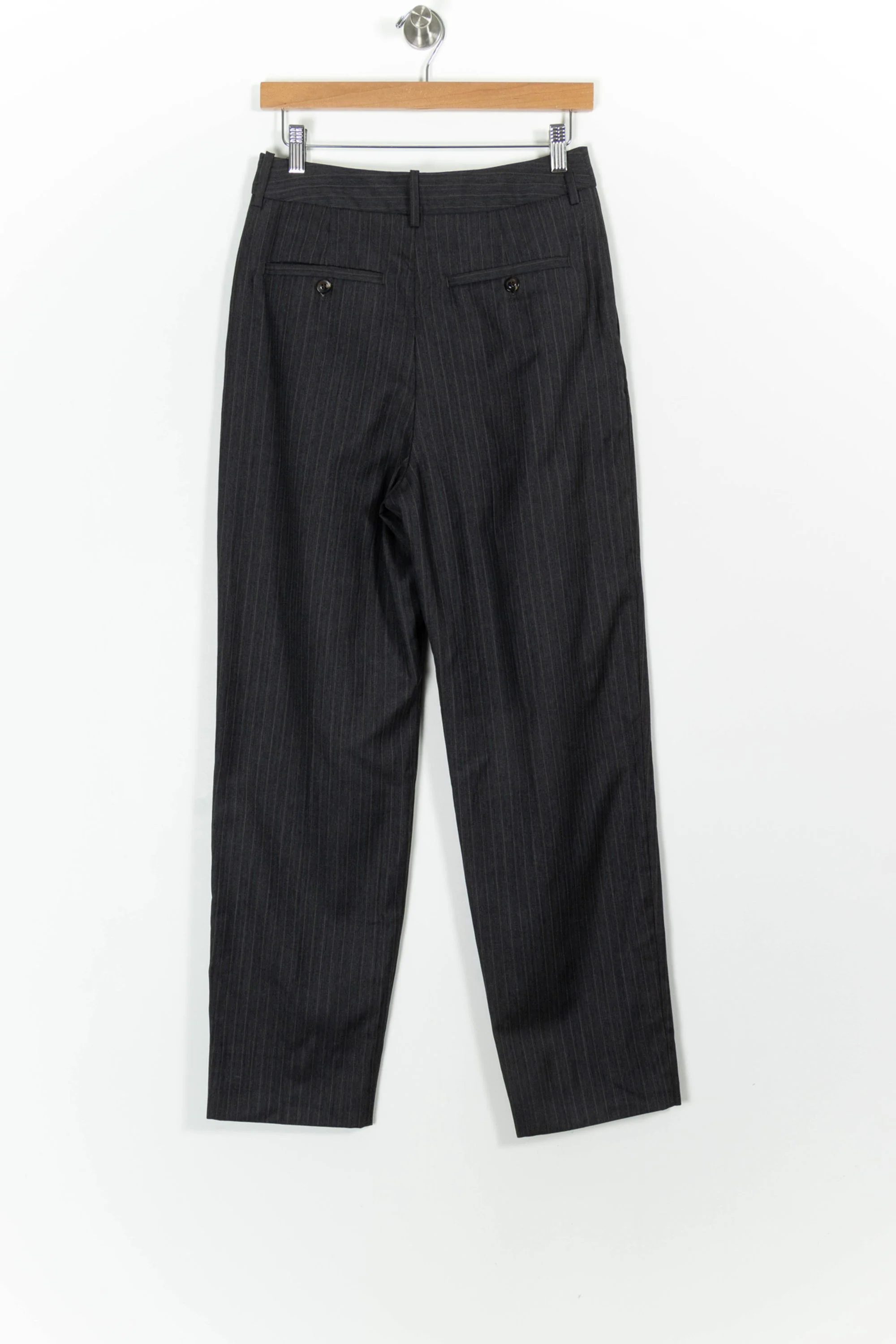 Pantalon À Pinces Gris - Taille XS/34 - Image 4