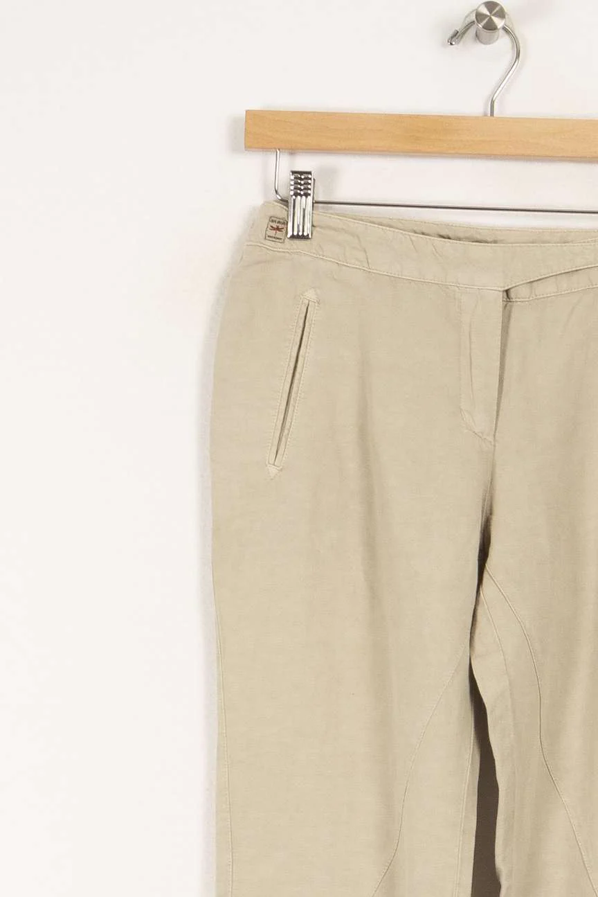 Pantalon beige - Taille XS/34 - Image 3