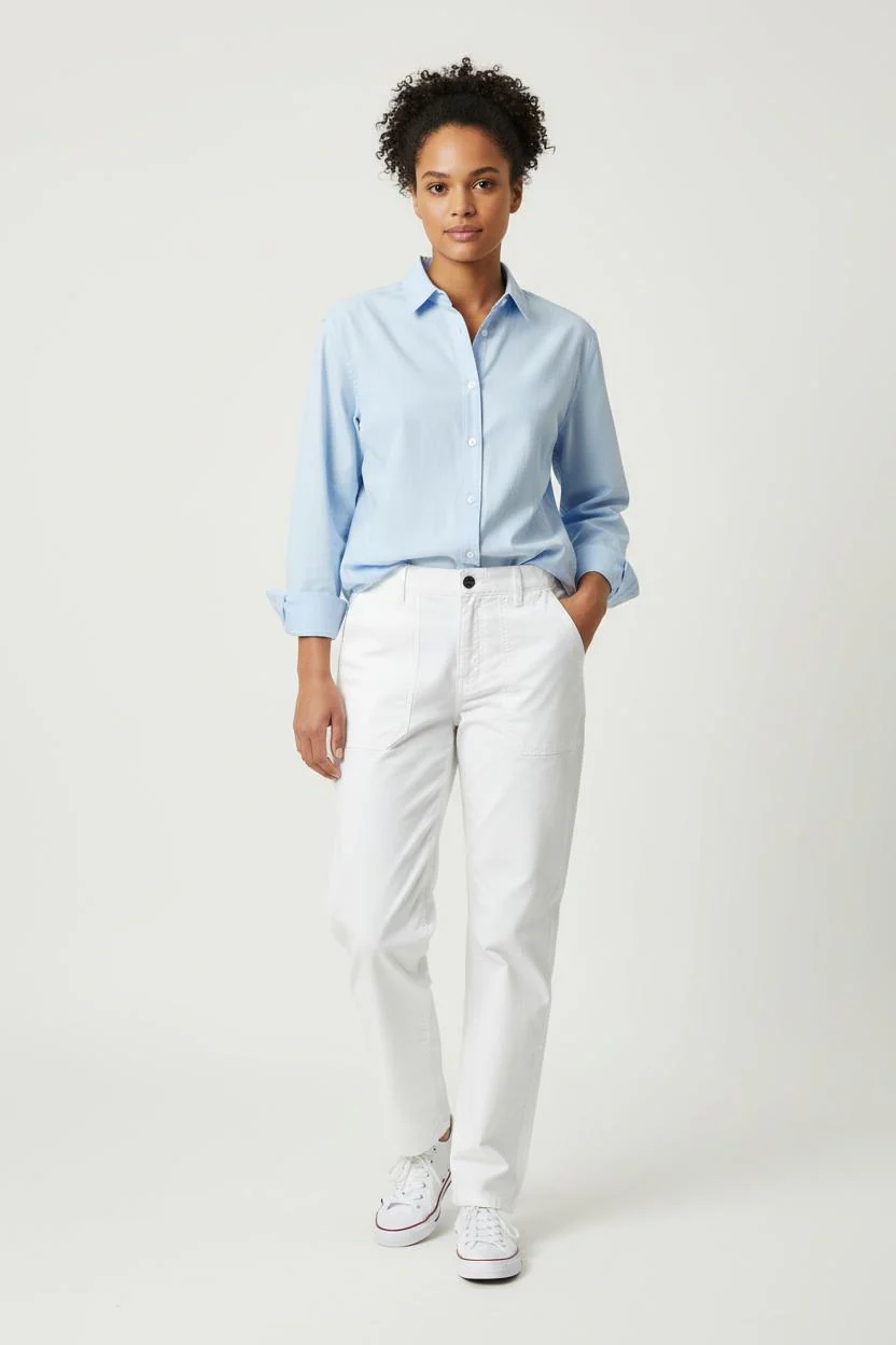 Pantalon Blanc - Taille M/38