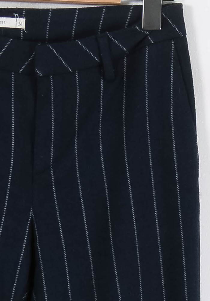 Pantalon Bleu à Rayures Blanches - Taille S/36 - Image 3