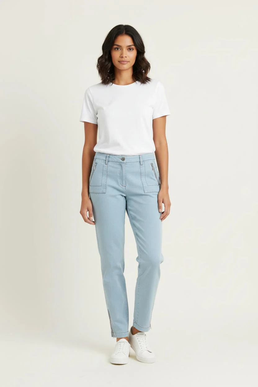 Pantalon Bleu Clair - Taille XL/42