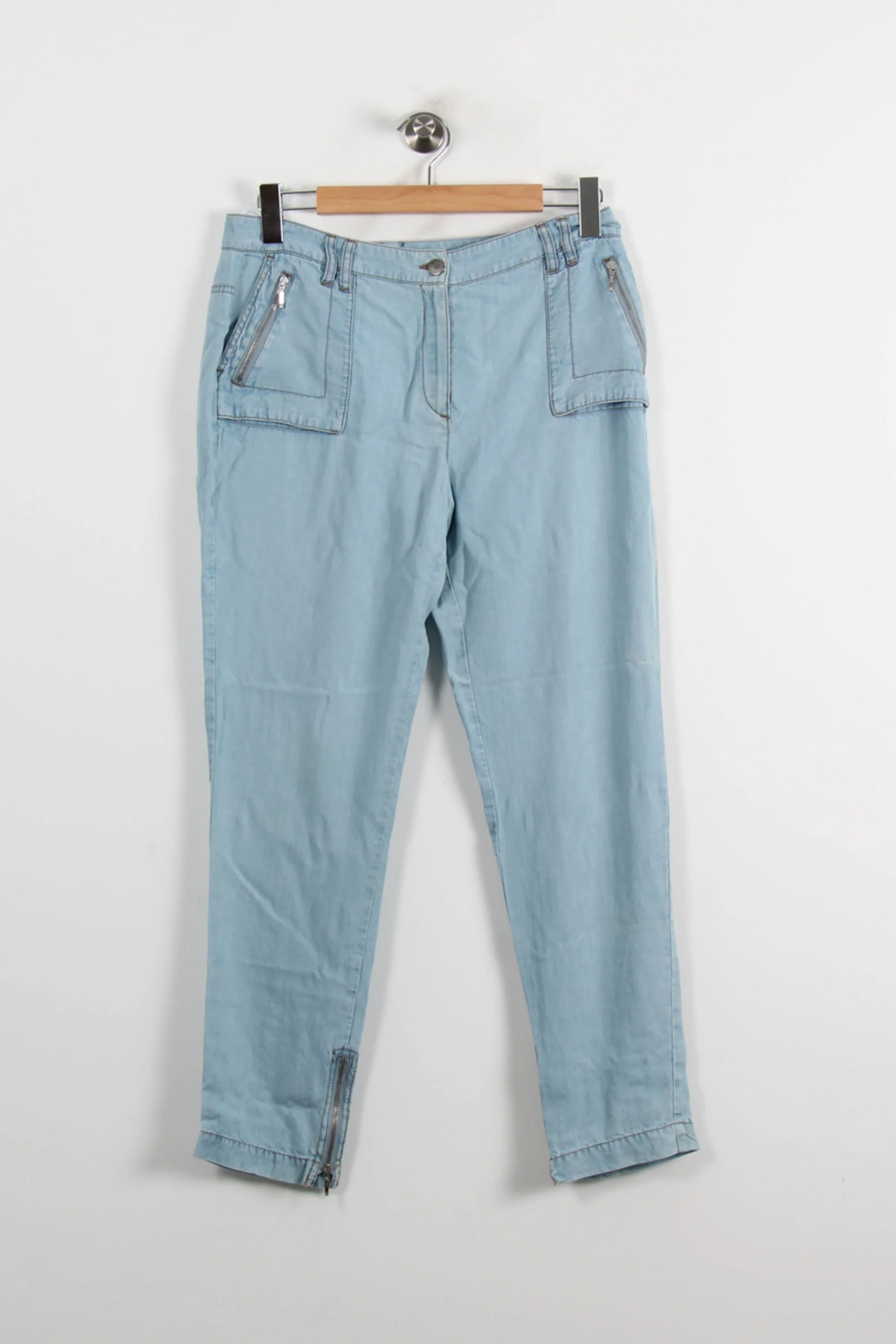 Pantalon Bleu Clair - Taille XL/42 - Image 2