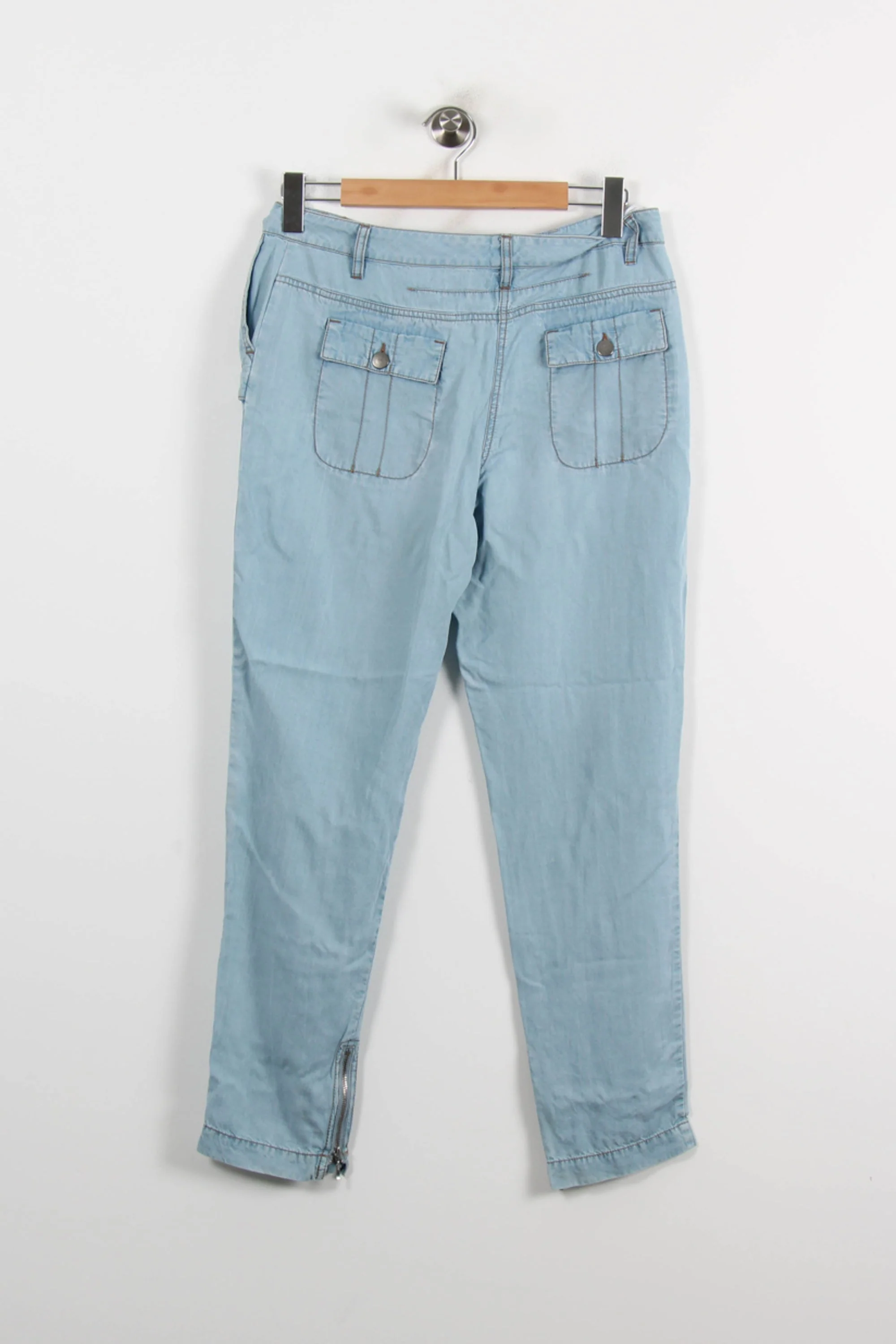 Pantalon Bleu Clair - Taille XL/42 - Image 4