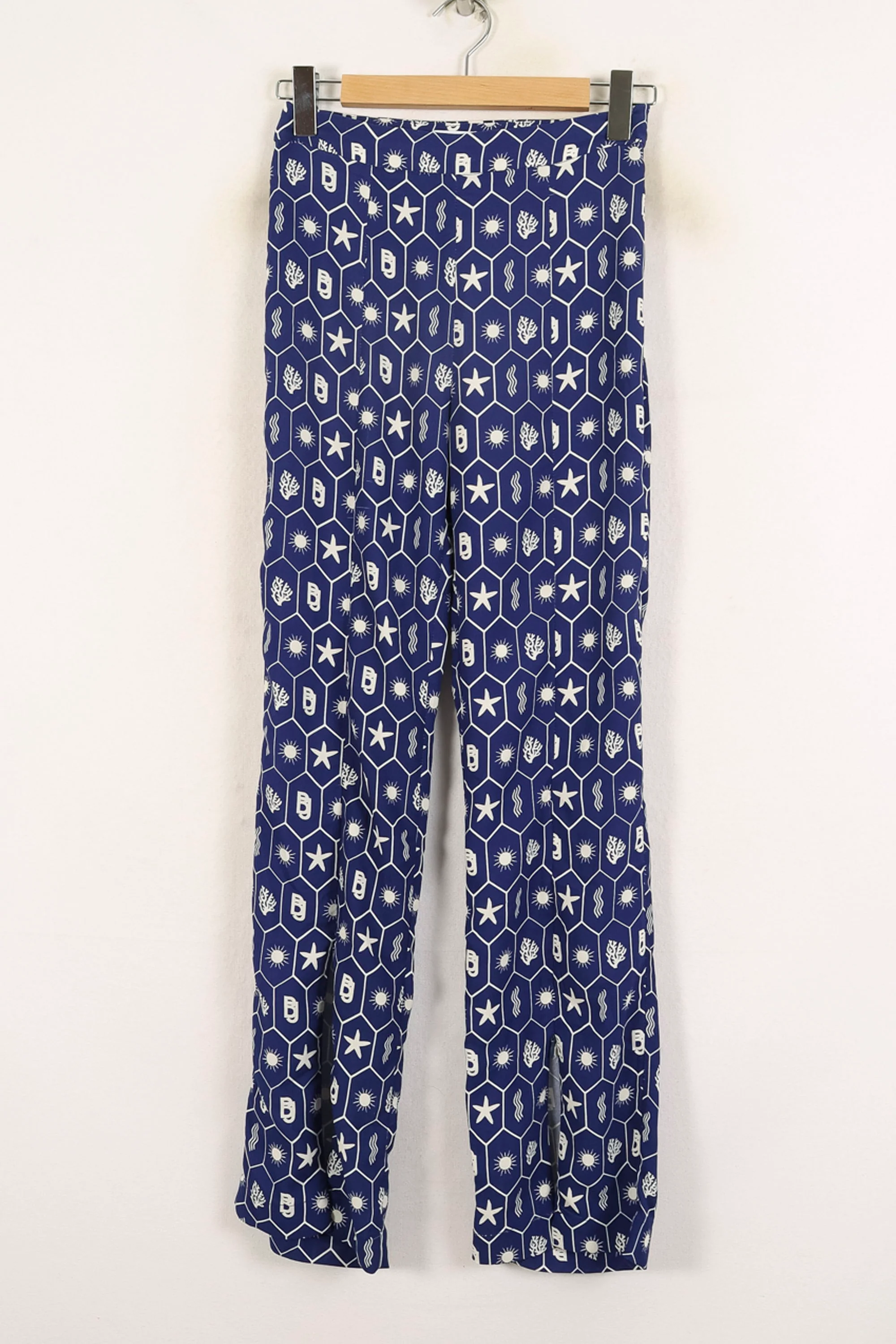 Pantalon Bleu et Blanc - Taille S/36 - Image 2