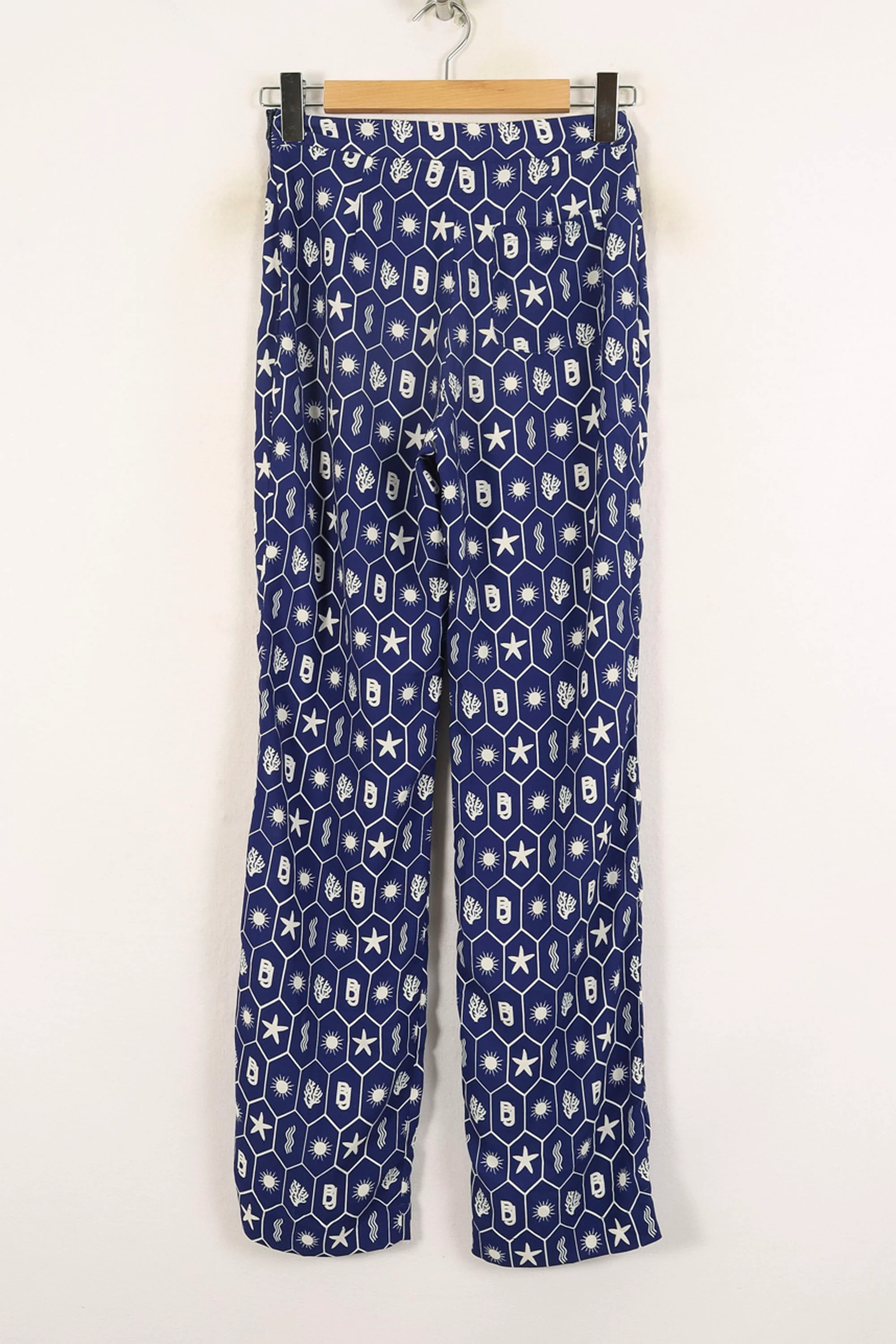 Pantalon Bleu et Blanc - Taille S/36 - Image 4
