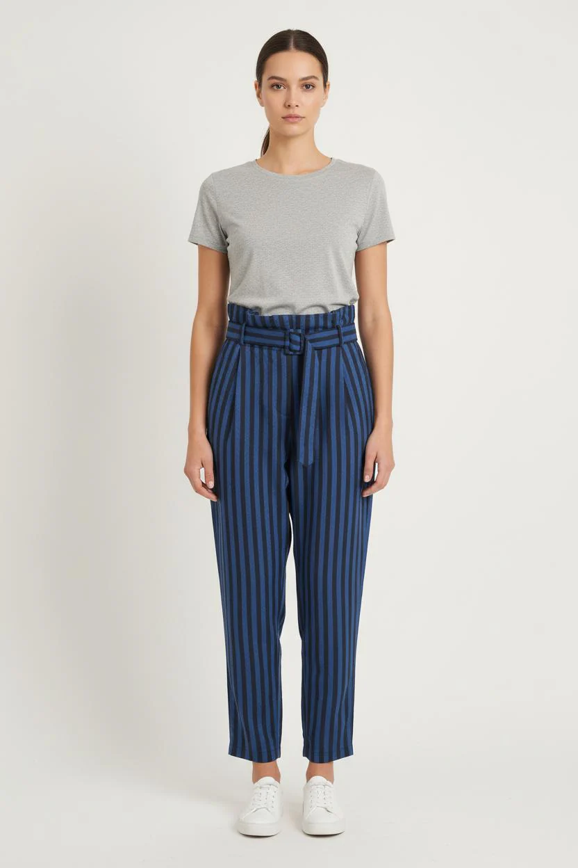 Pantalon Bleu et Noir - Taille S/36