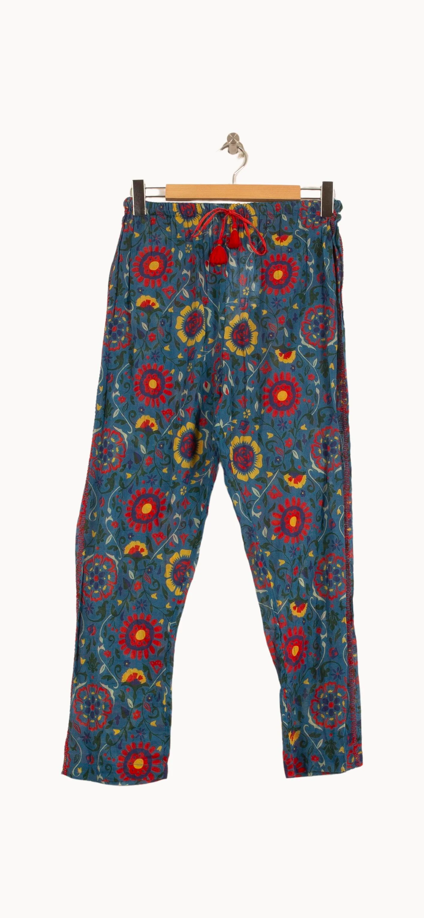 Pantalon Bleu et Rouge - Taille S/36 - Image 2