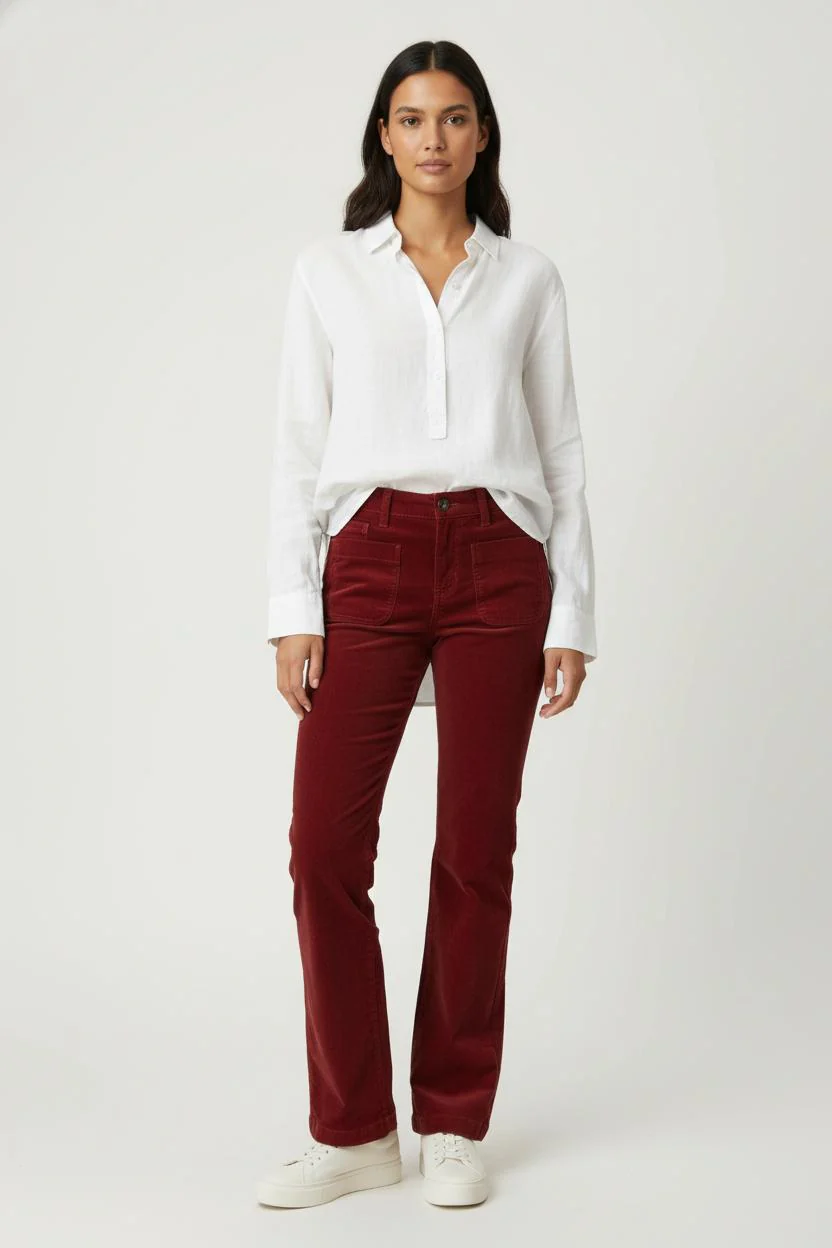 Pantalon Bordeaux - Taille S/36
