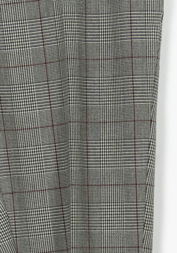Pantalon Carreaux Gris et Noir - Taille S/36 - Image 3