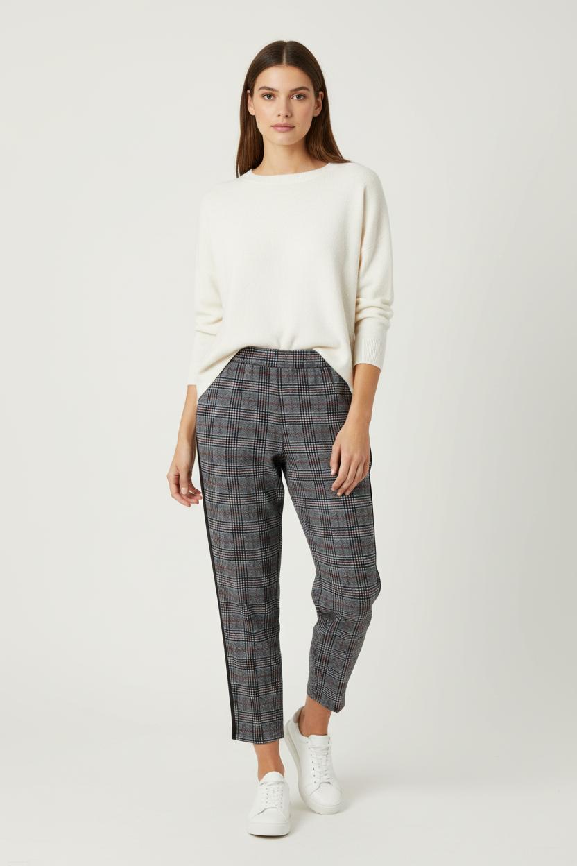 Pantalon Carreaux Gris et Noir - Taille XXL/44