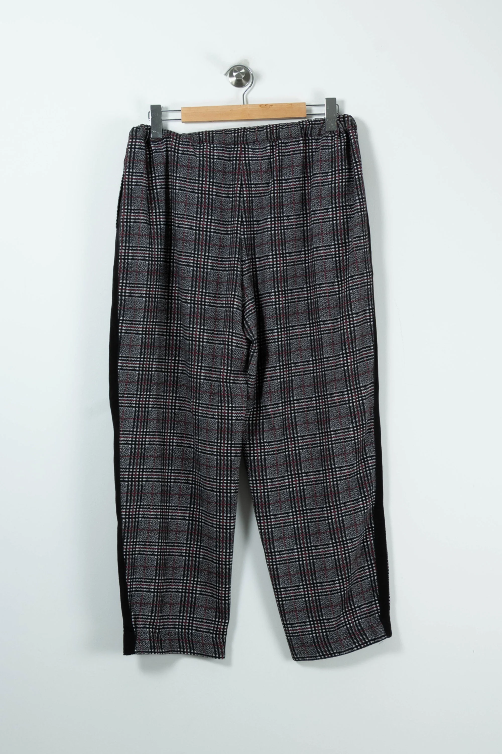 Pantalon Carreaux Gris et Noir - Taille XXL/44 - Image 4