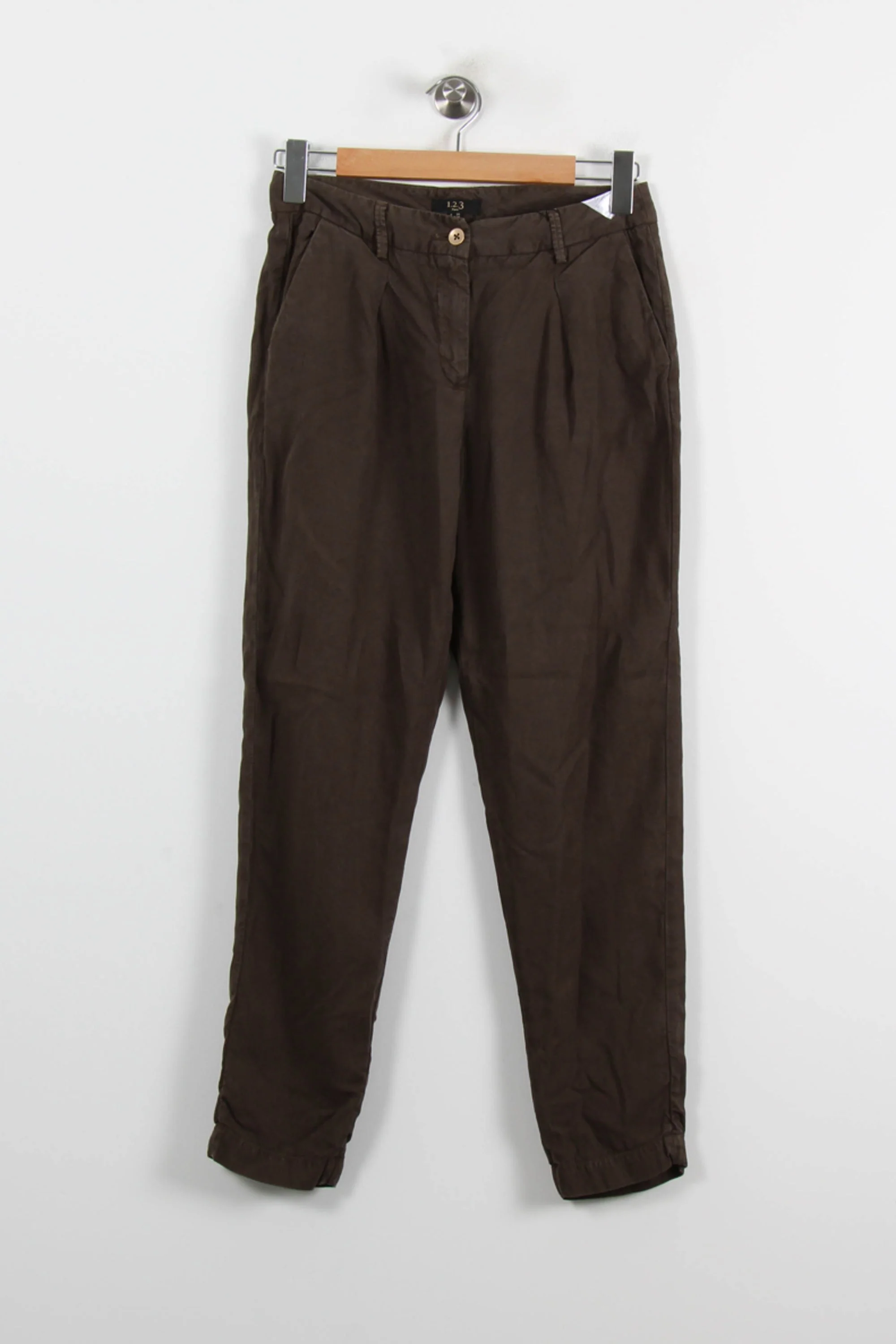 Pantalon Chino Marron - Taille M/38 - Image 2