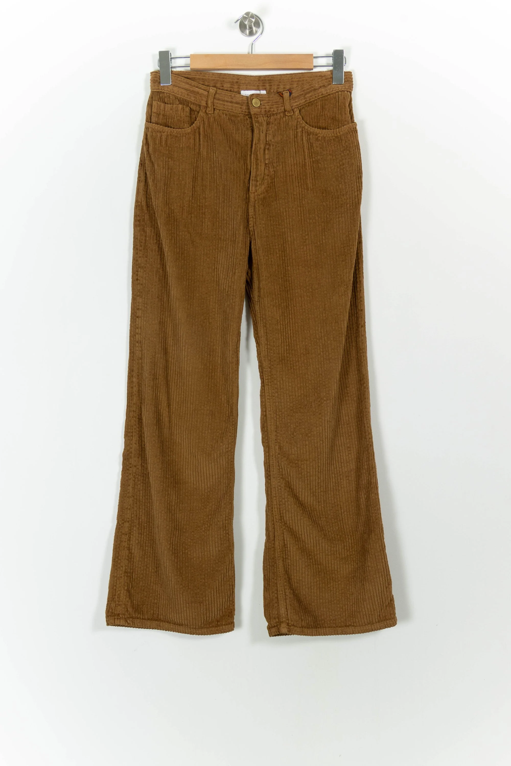 Pantalon Côtelé Marron - Taille L/40 - Image 2