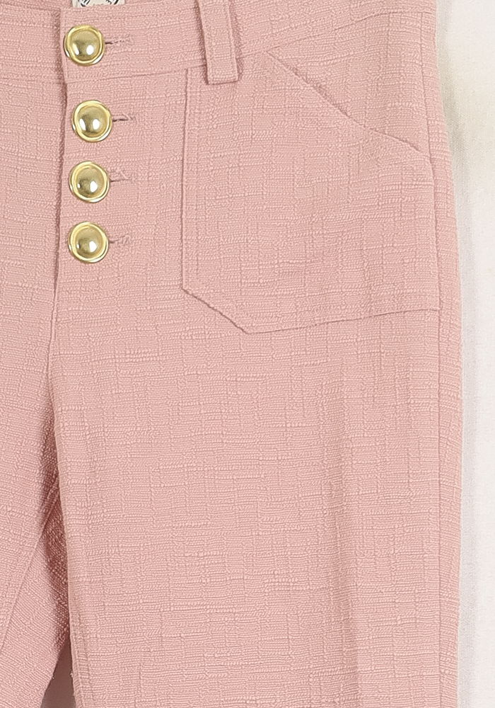 Pantalon Droit Rose - Taille S/36 - Image 3