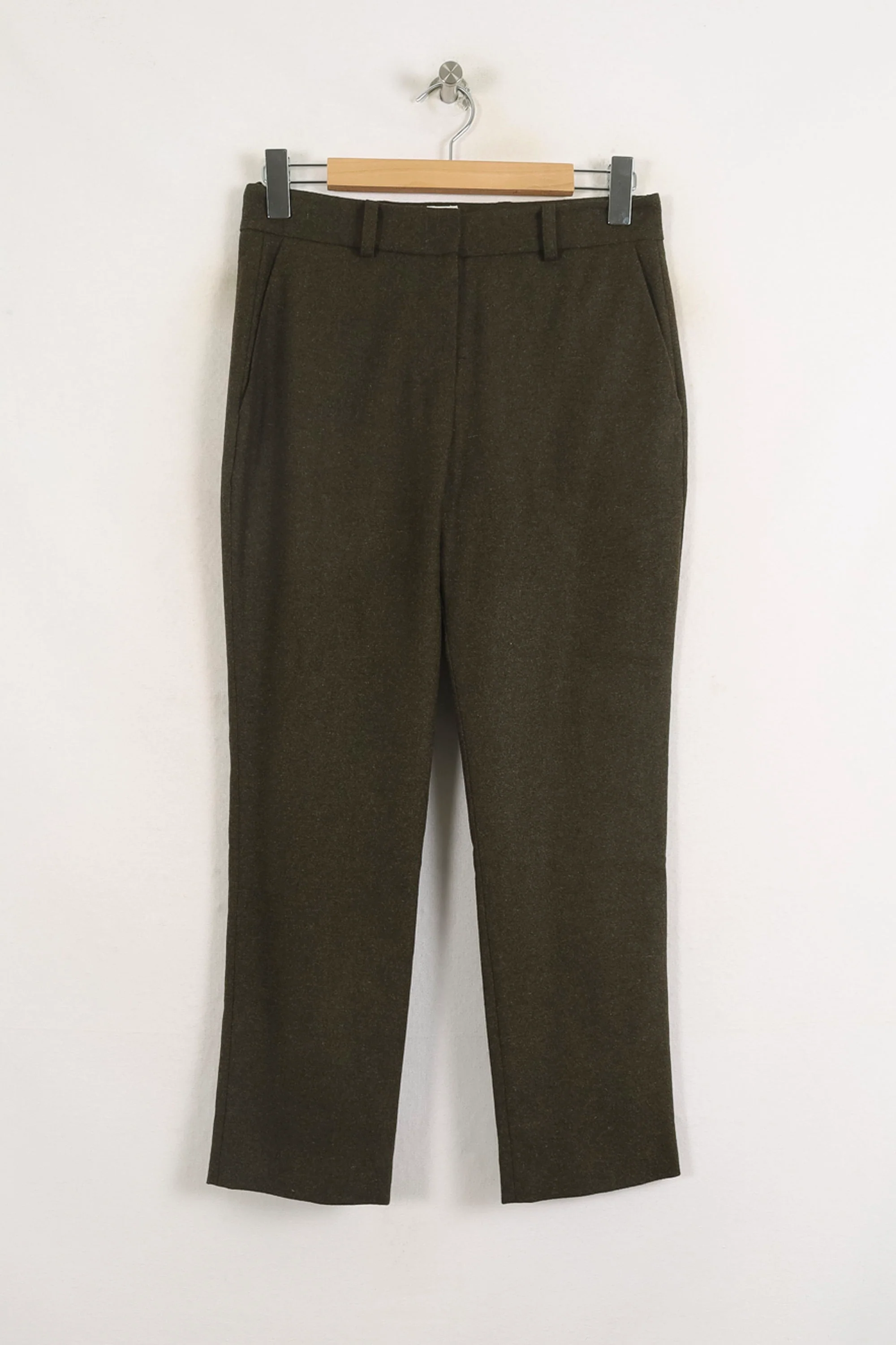 Pantalon Droit Vert - Taille S/36 - Image 2