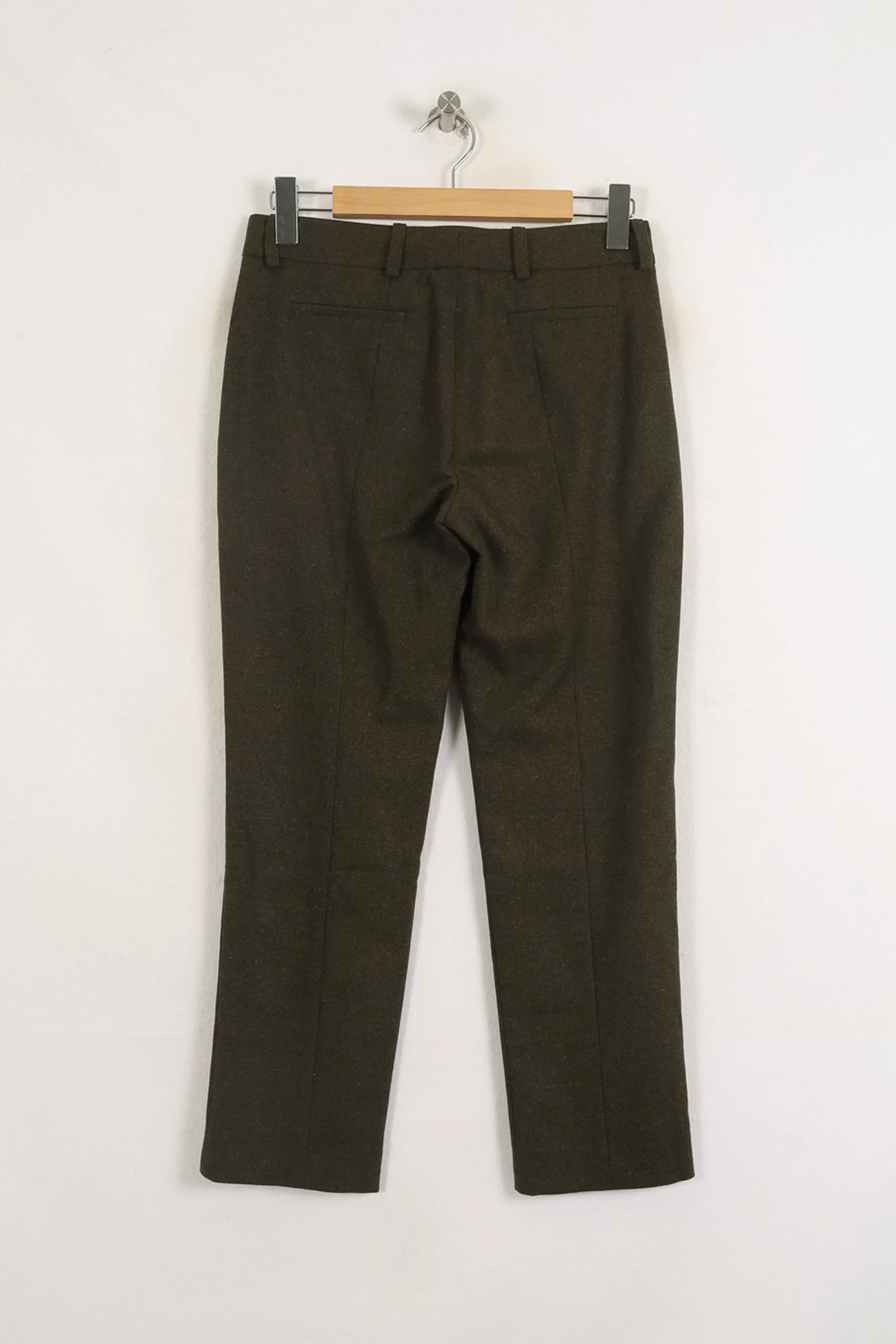 Pantalon Droit Vert - Taille S/36 - Image 4