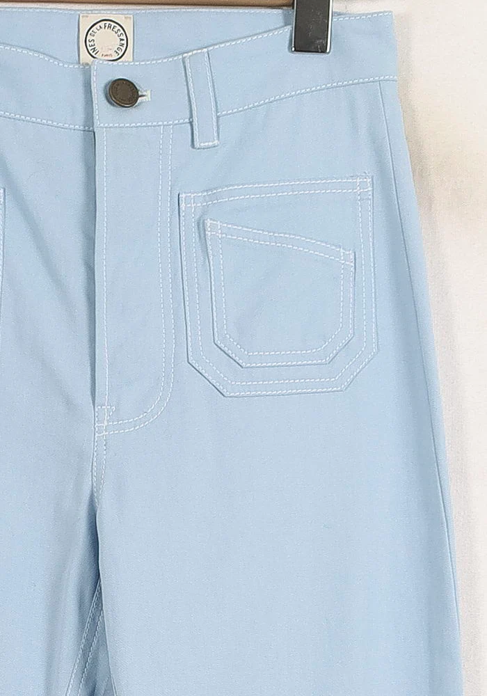 Pantalon Évasé Bleu Clair - Taille S/36 - Image 3