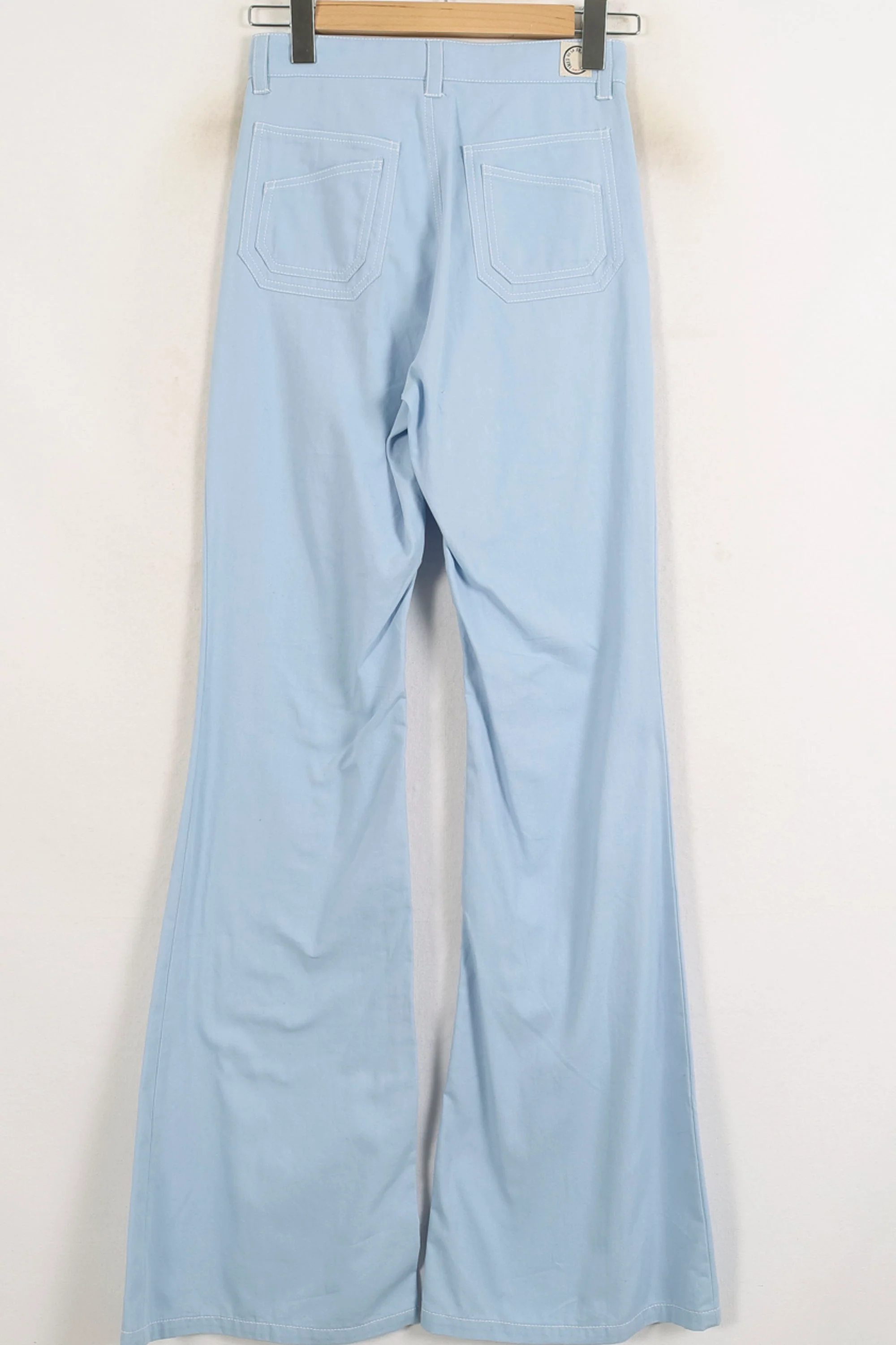 Pantalon Évasé Bleu Clair - Taille S/36 - Image 4