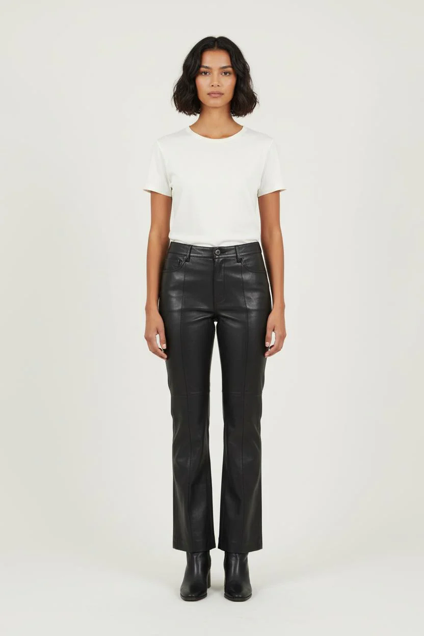 Pantalon Évasé Noir - Taille M/38