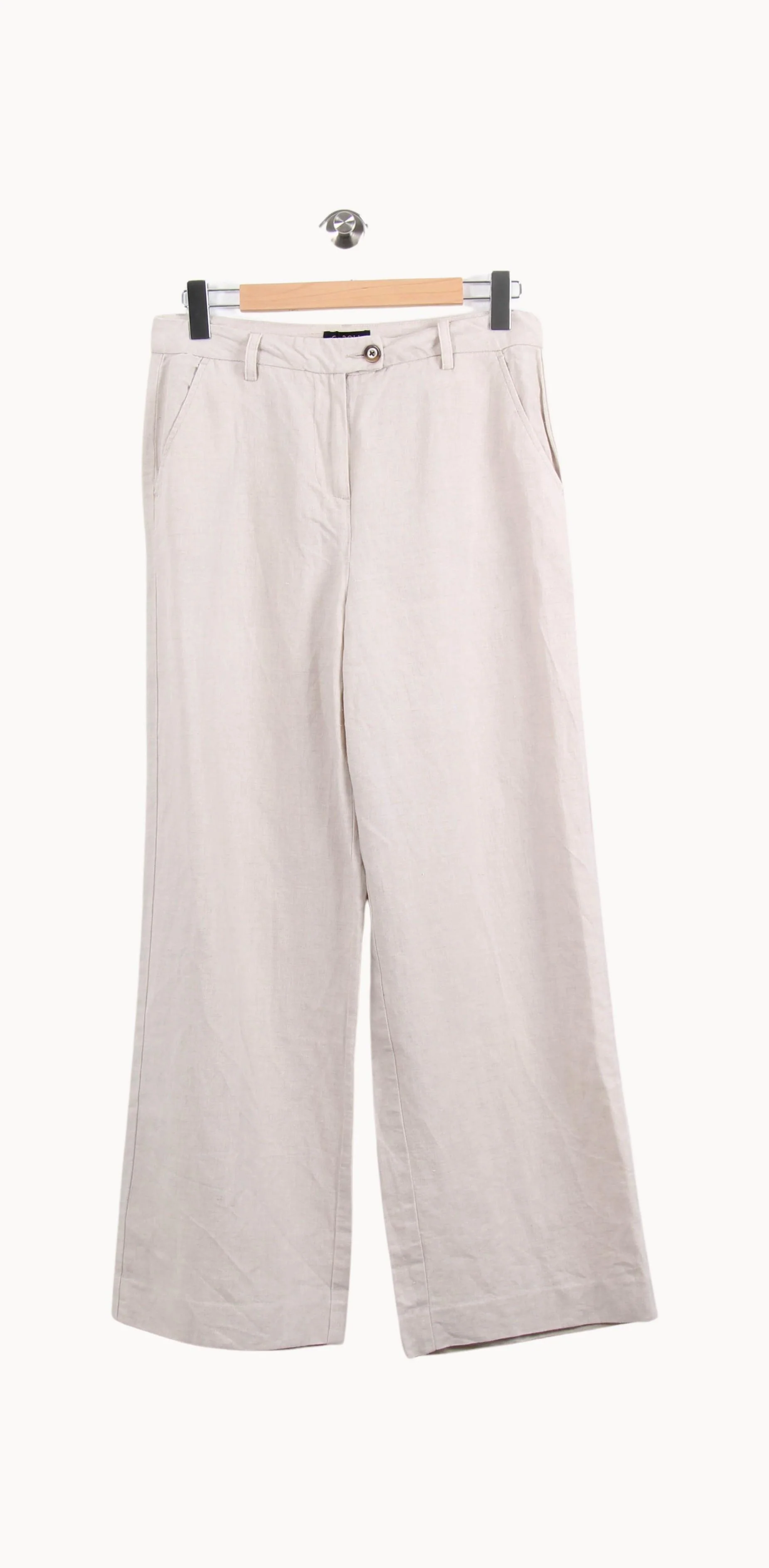 Pantalon Large Beige - Taille L/40 - Image 2