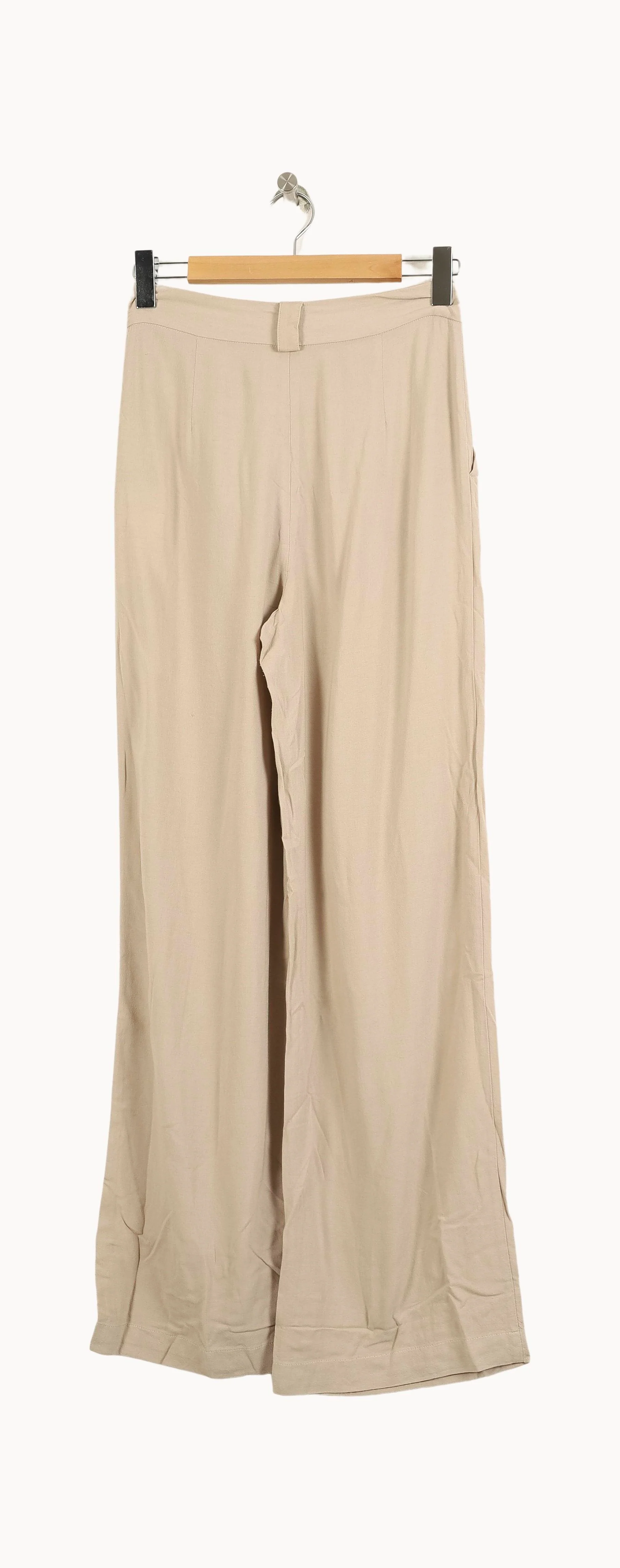 Pantalon Large Beige - Taille S/36 - Image 4