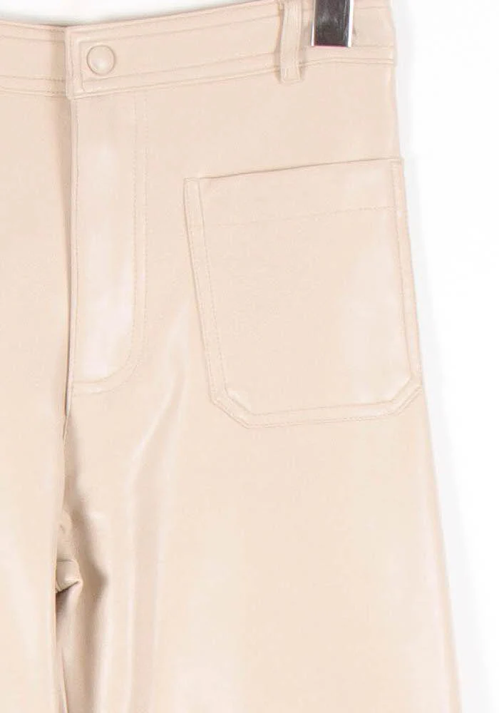 Pantalon Large Beige - Taille XS/34 - Image 3