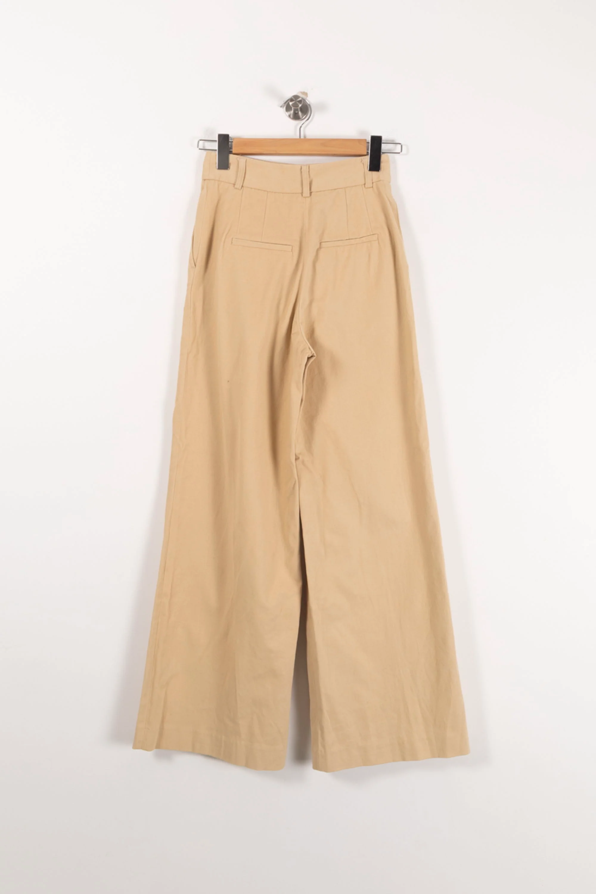 Pantalon Large Beige - Taille XS/34 - Image 4