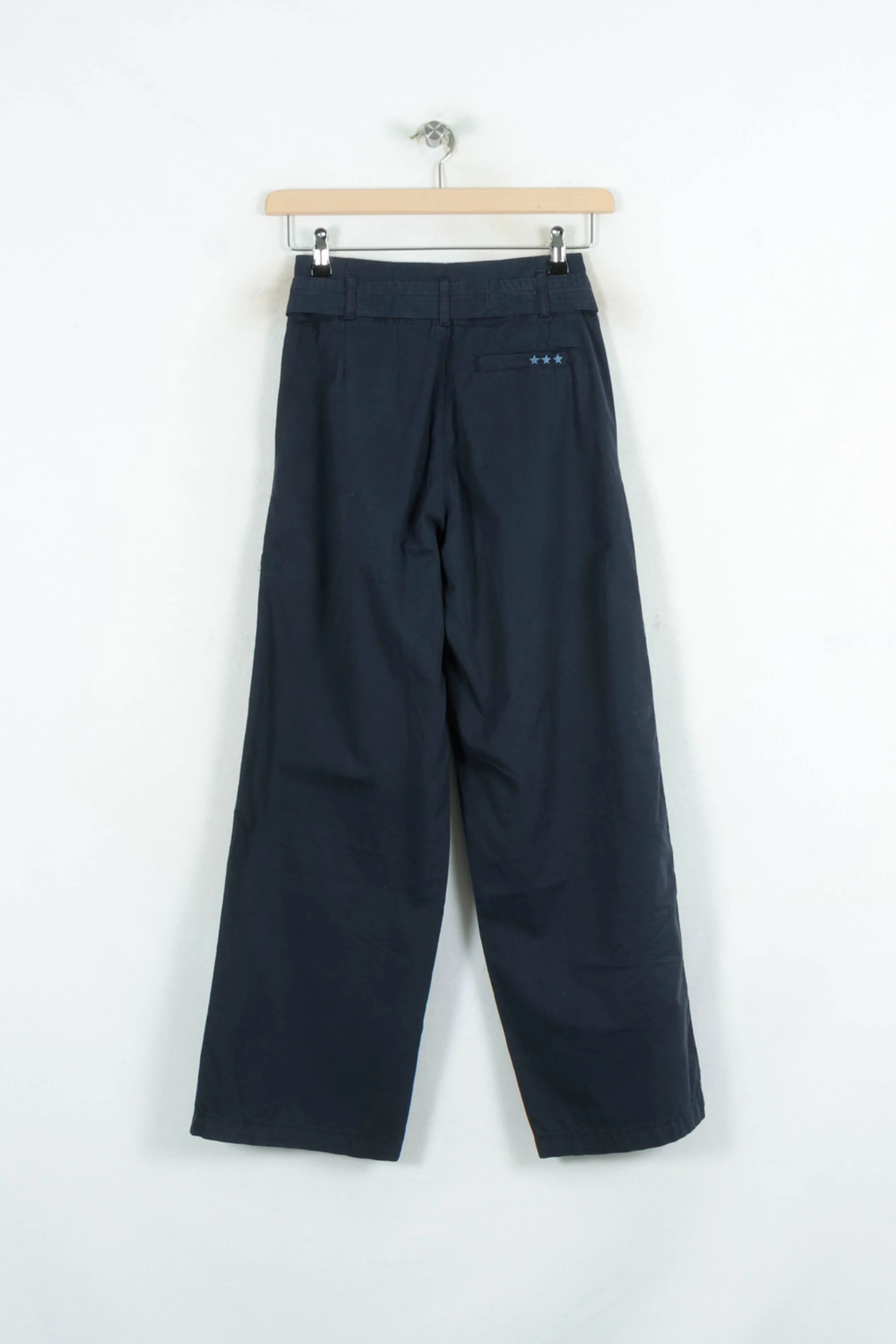 Pantalon Large Bleu - Taille XS/34 - Image 4